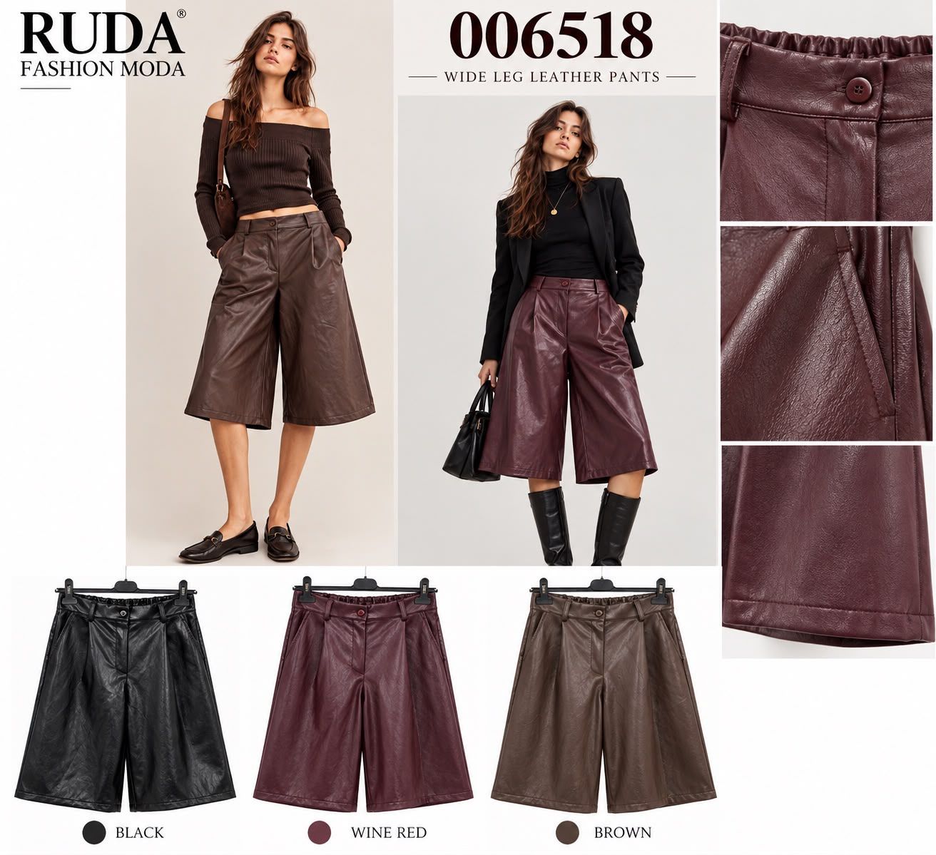 Culotte-Shorts mit Gummibund
