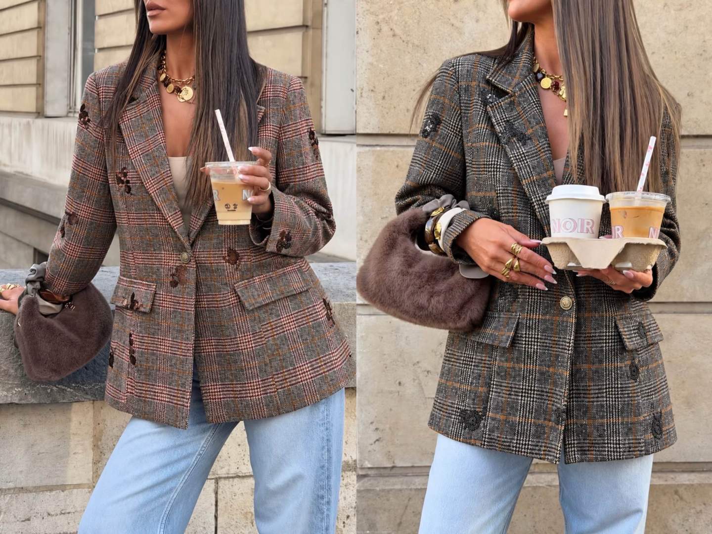 Klassische Jacke