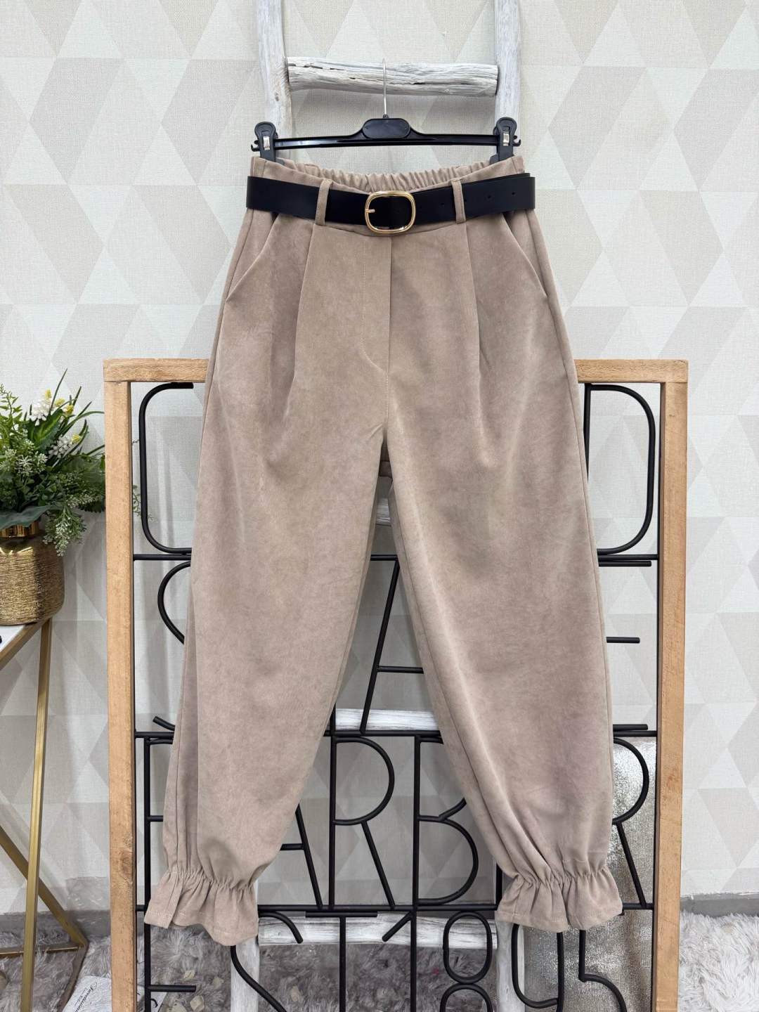 Jogger‑Hose mit hohem Bund