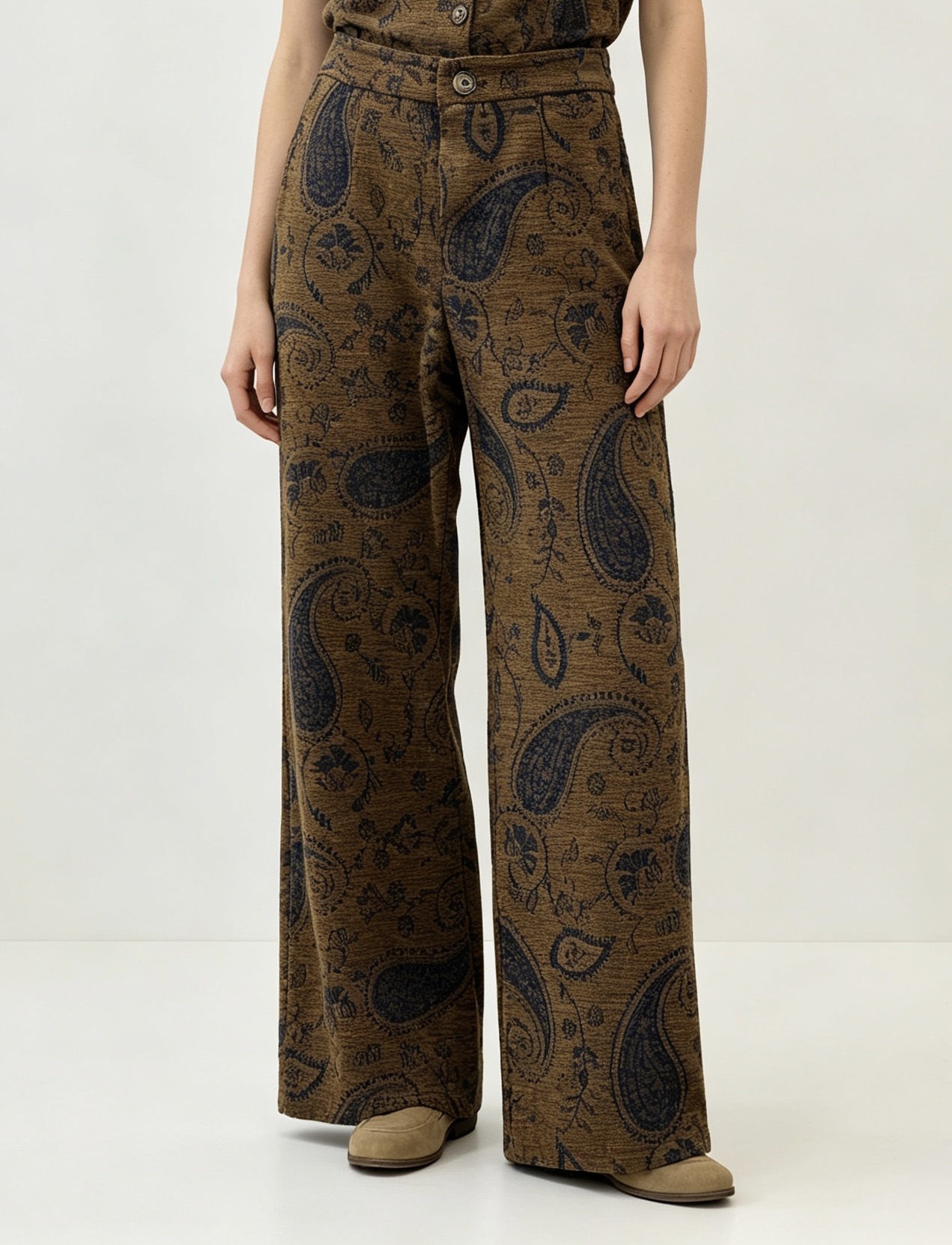 Weite Paisley-Hose (Wide Leg)