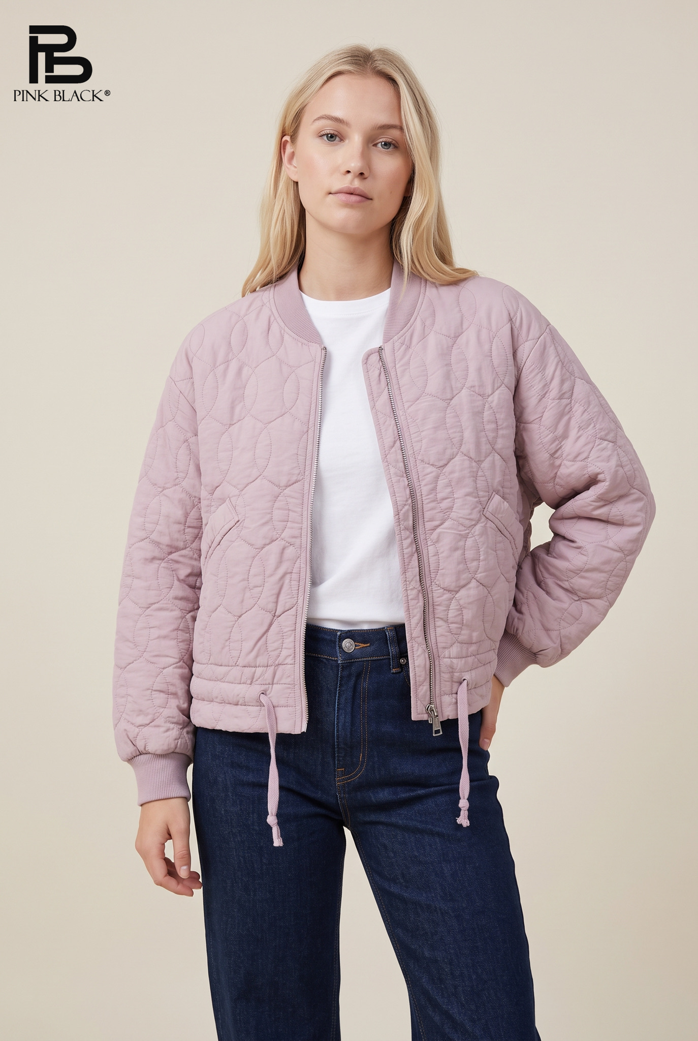 Gesteppte Bomberjacke