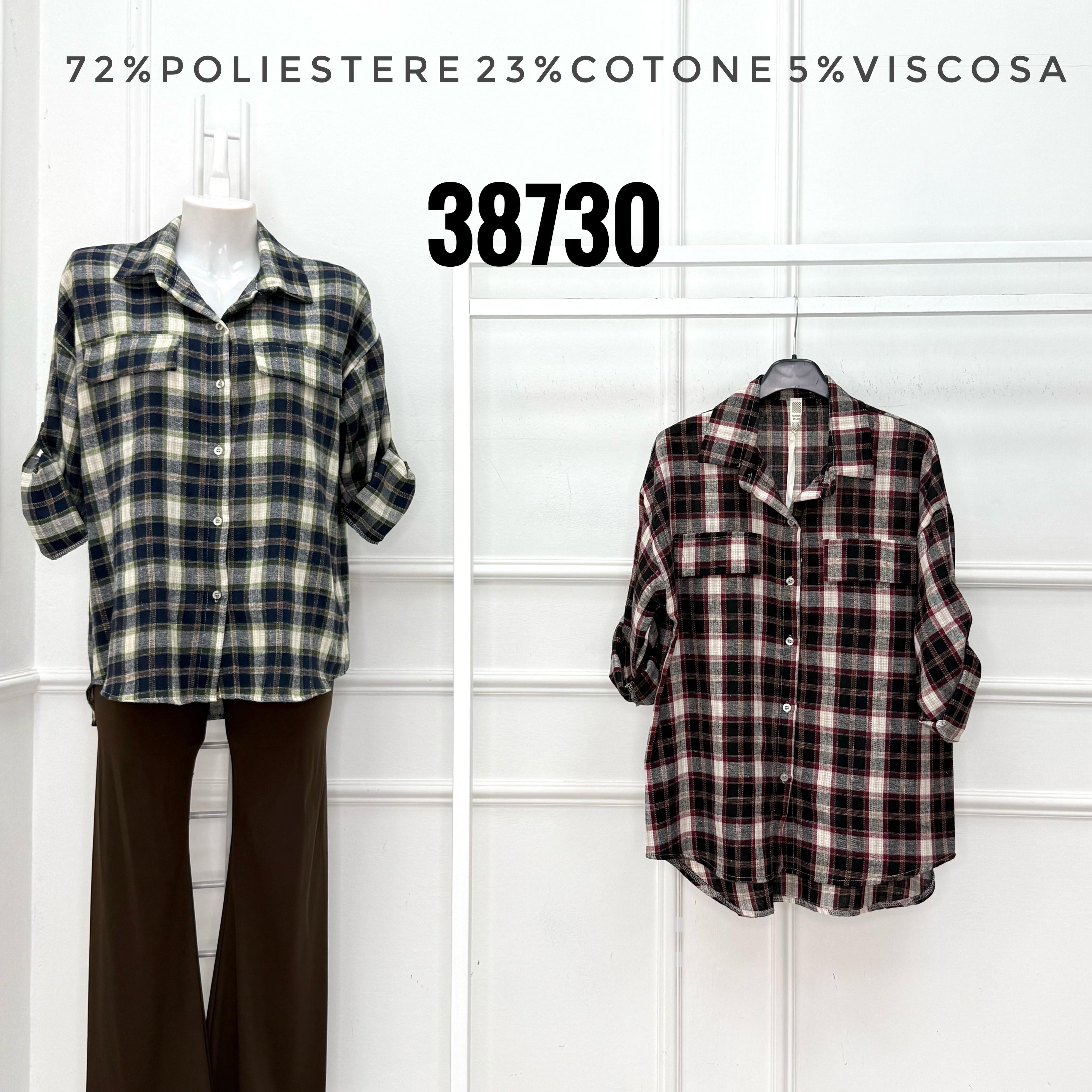 Oversize-Hemd mit Tasche