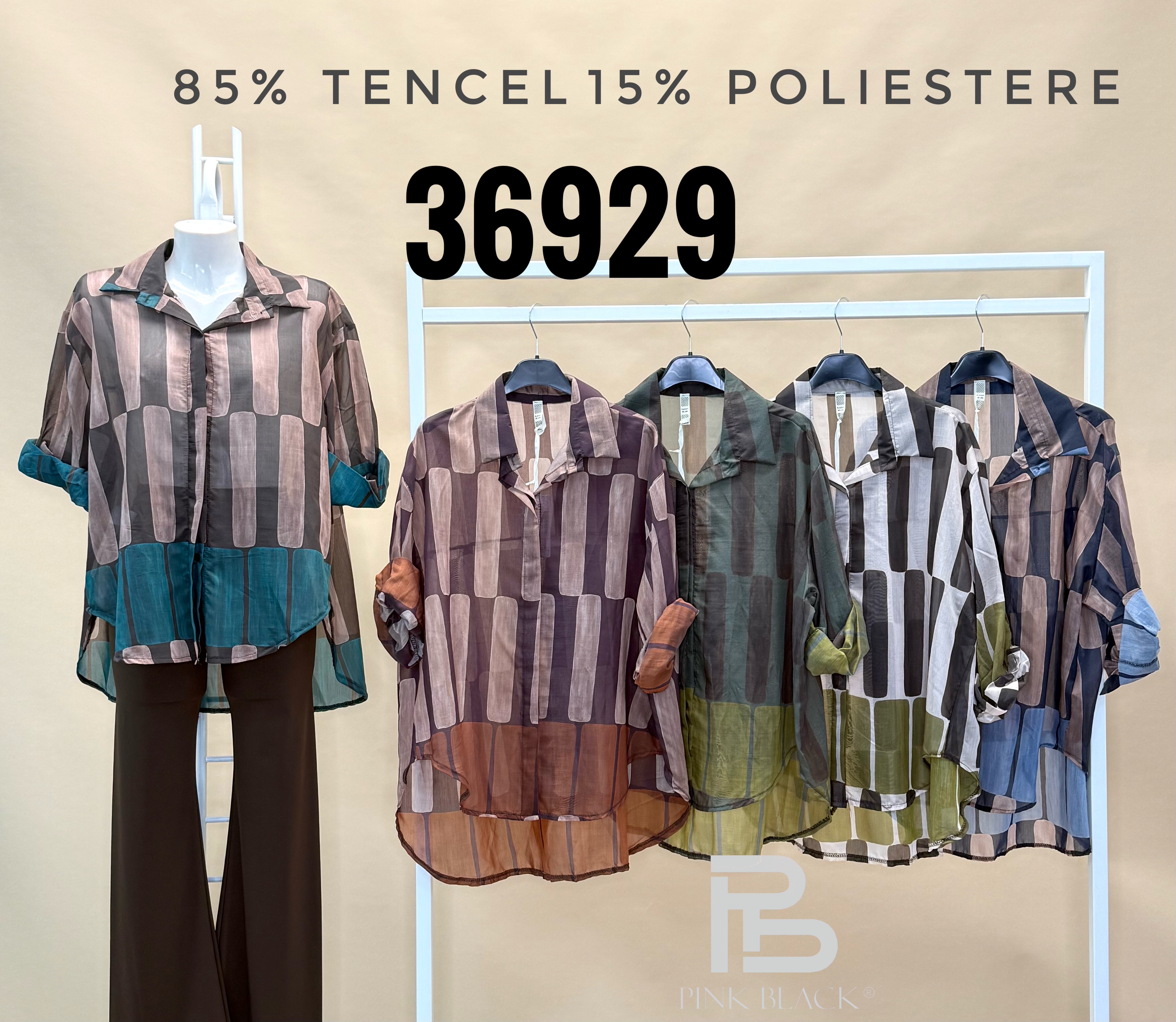 Langes Loose-Fit Hemd