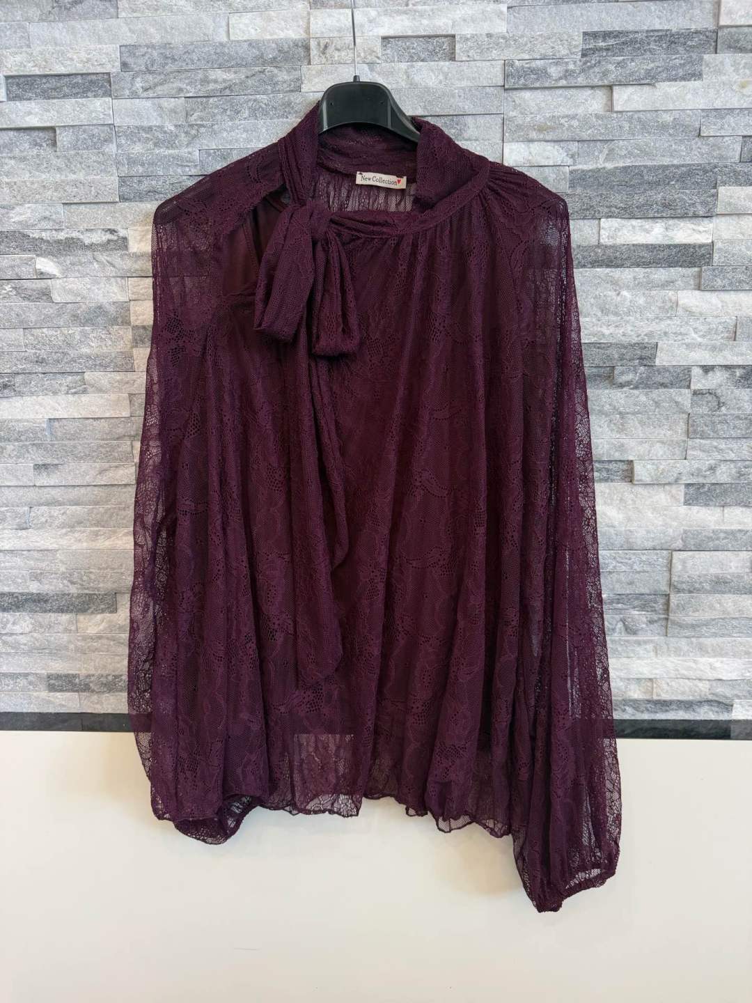 Lockere Bluse, gerader Schnitt