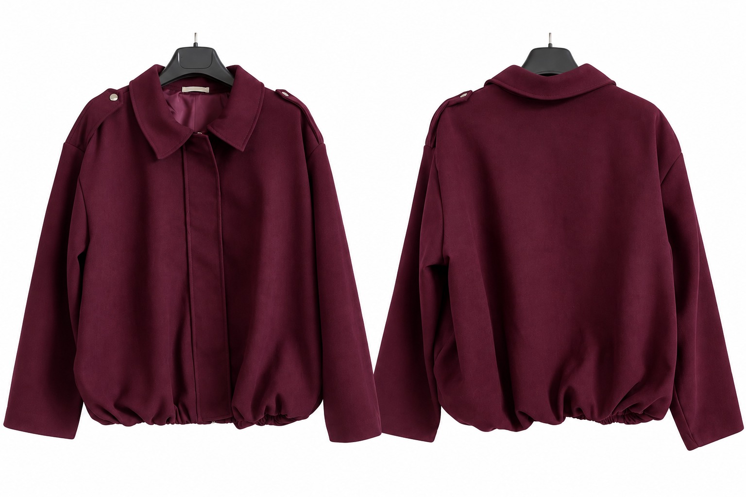 Oversize-Jacke mit Hemdkragen