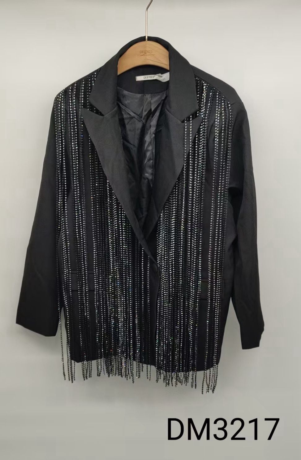 Maßgeschneiderter Blazer mit Fransen