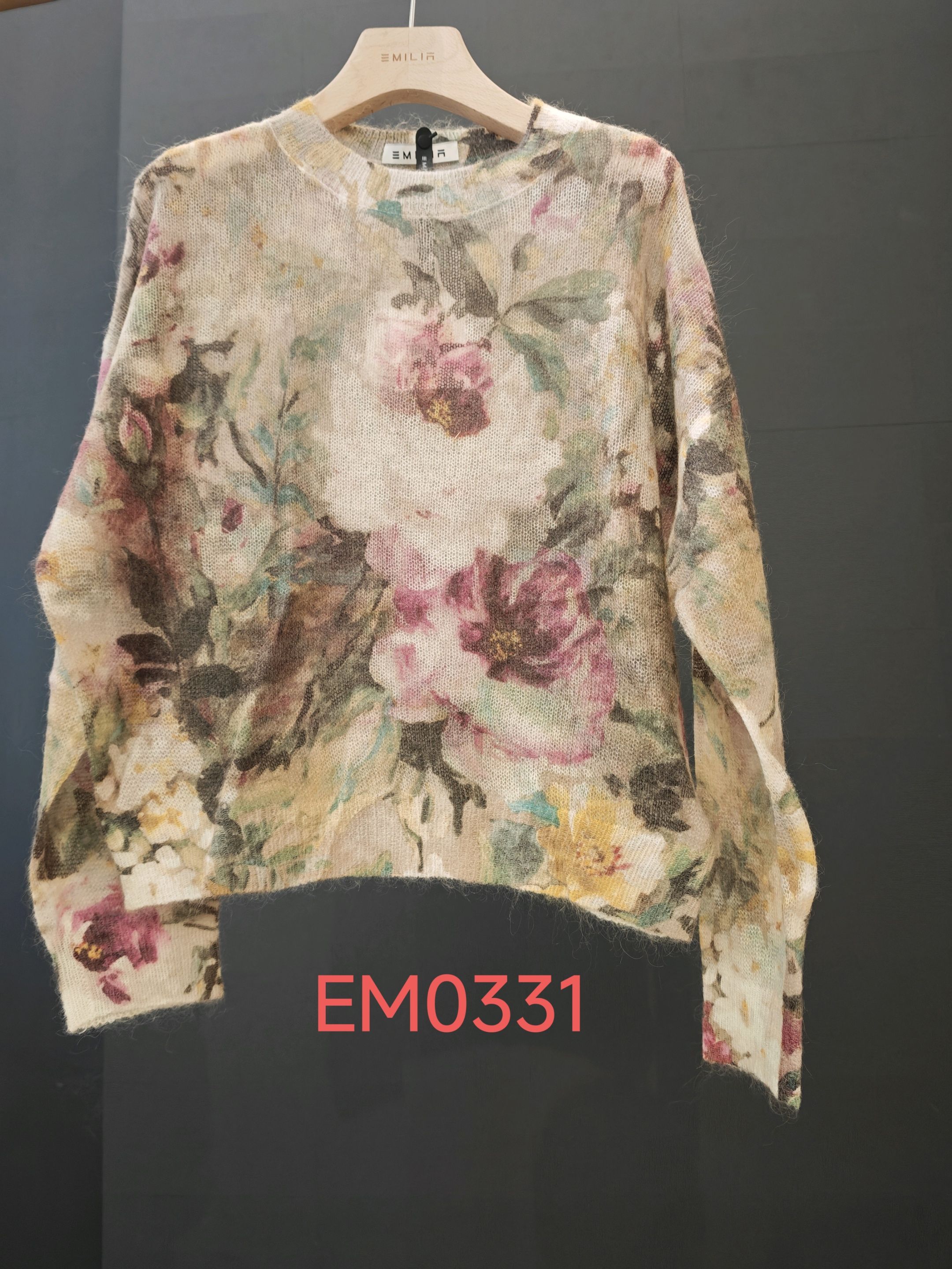 Pullover mit großem Motiv