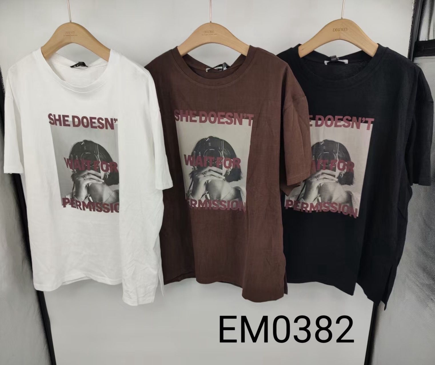Oversize T‑Shirt mit Print