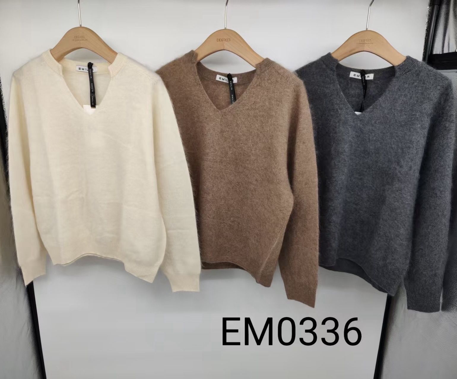 Pullover mit V‑Ausschnitt