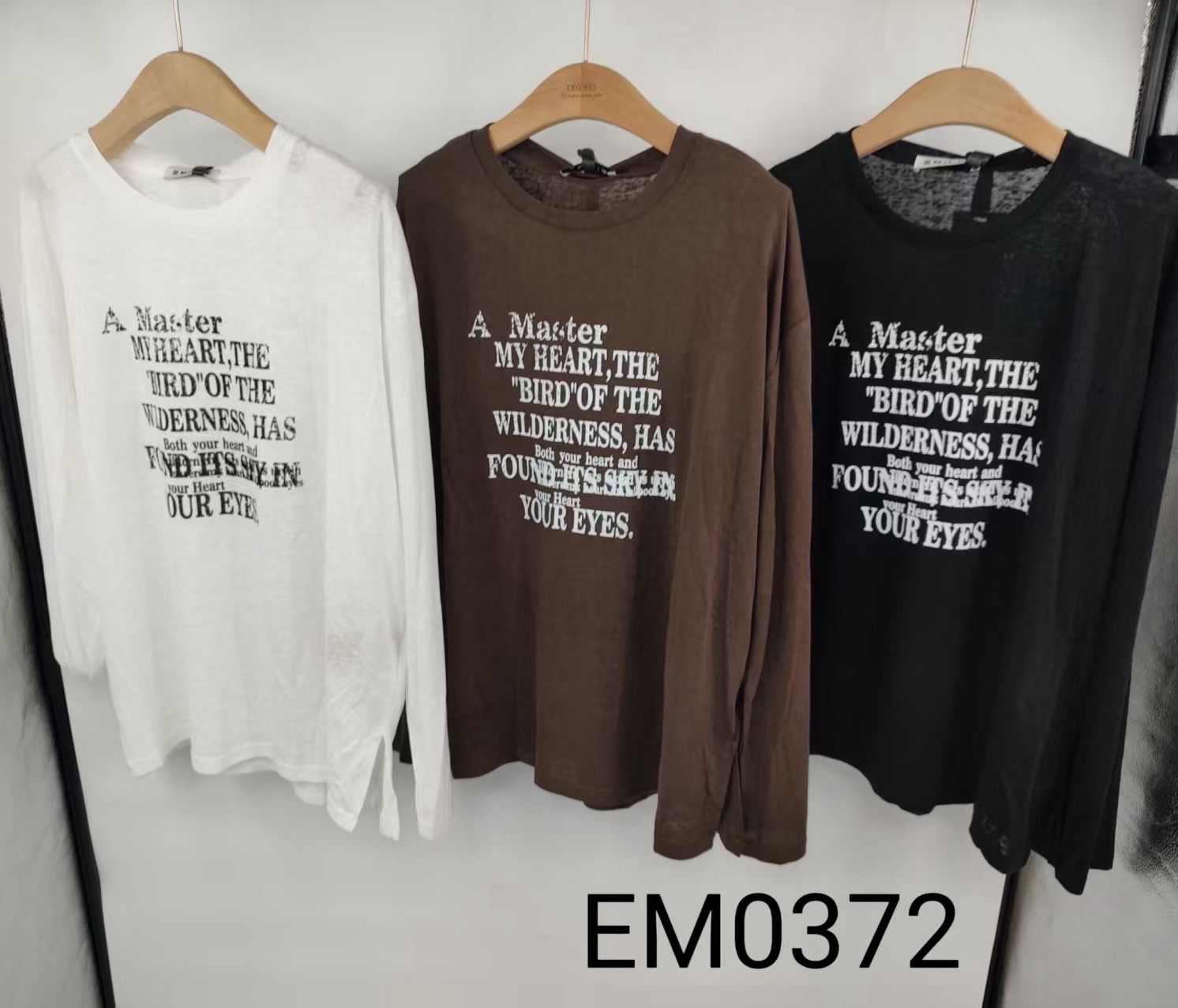 Oversize‑T-Shirt mit Schriftzug