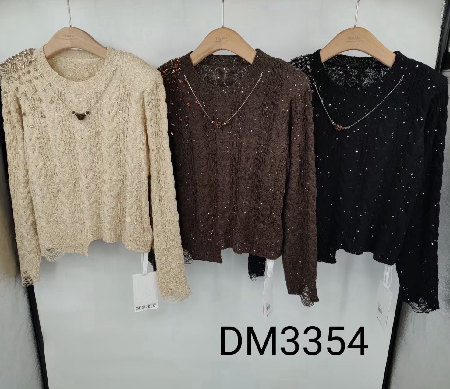Pullover mit Pailletten