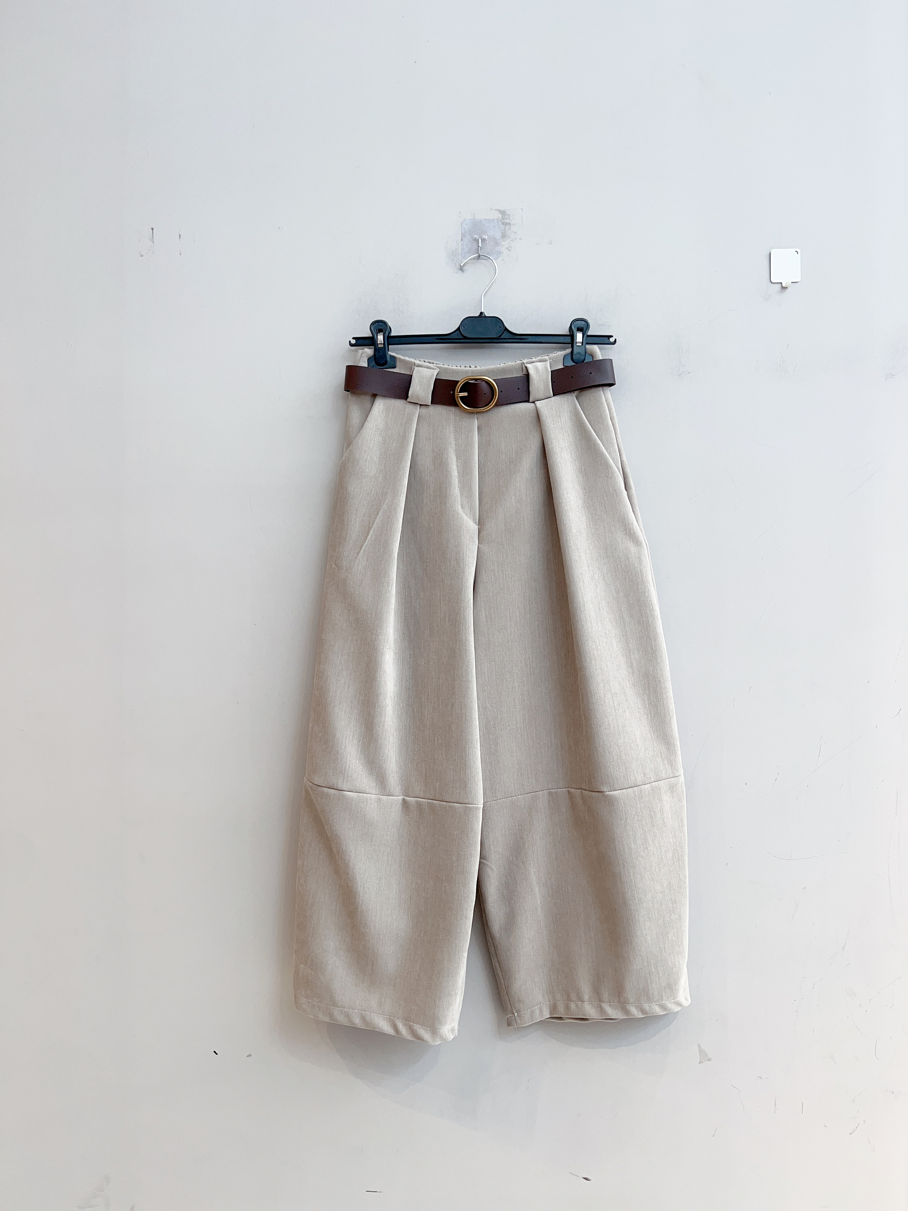 Palazzo-Hose mit Falten