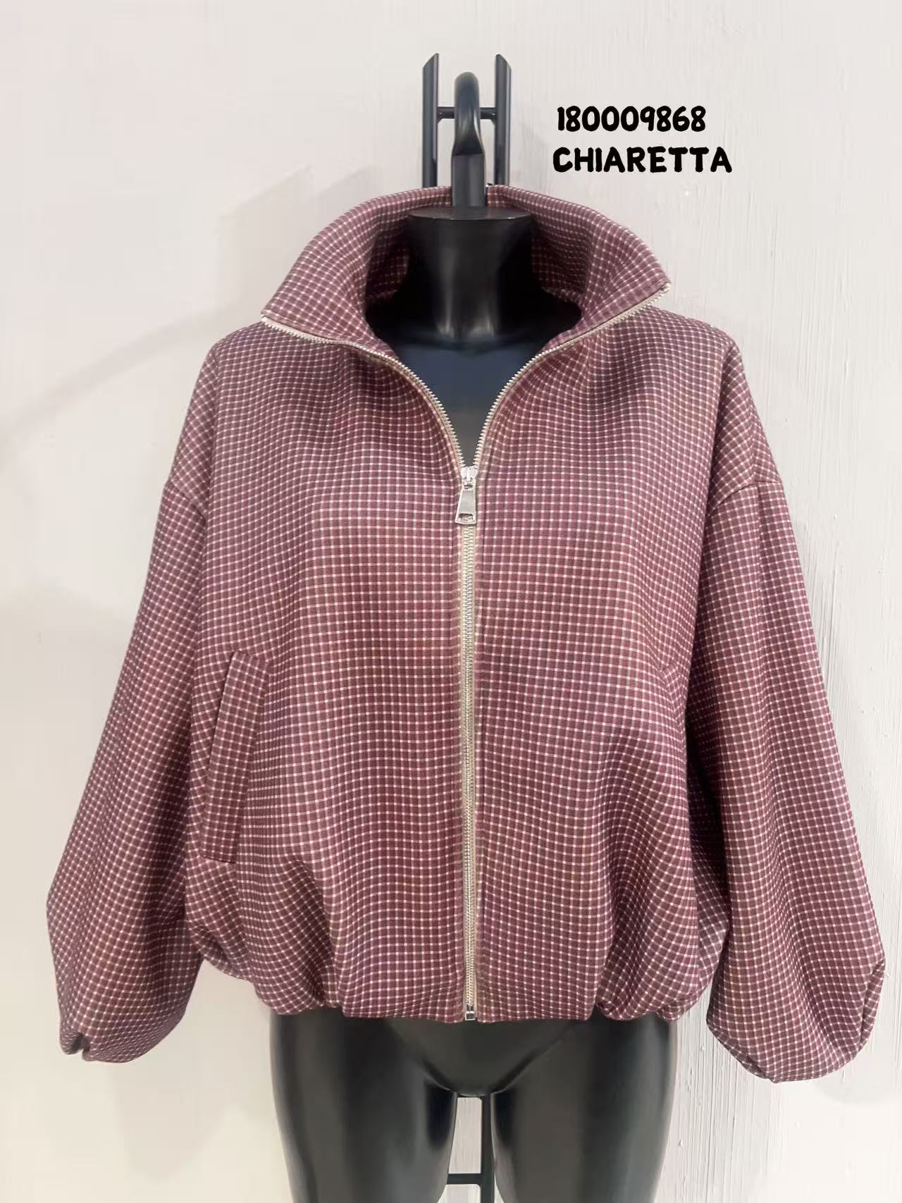 Bomberjacke mit Halbkragen
