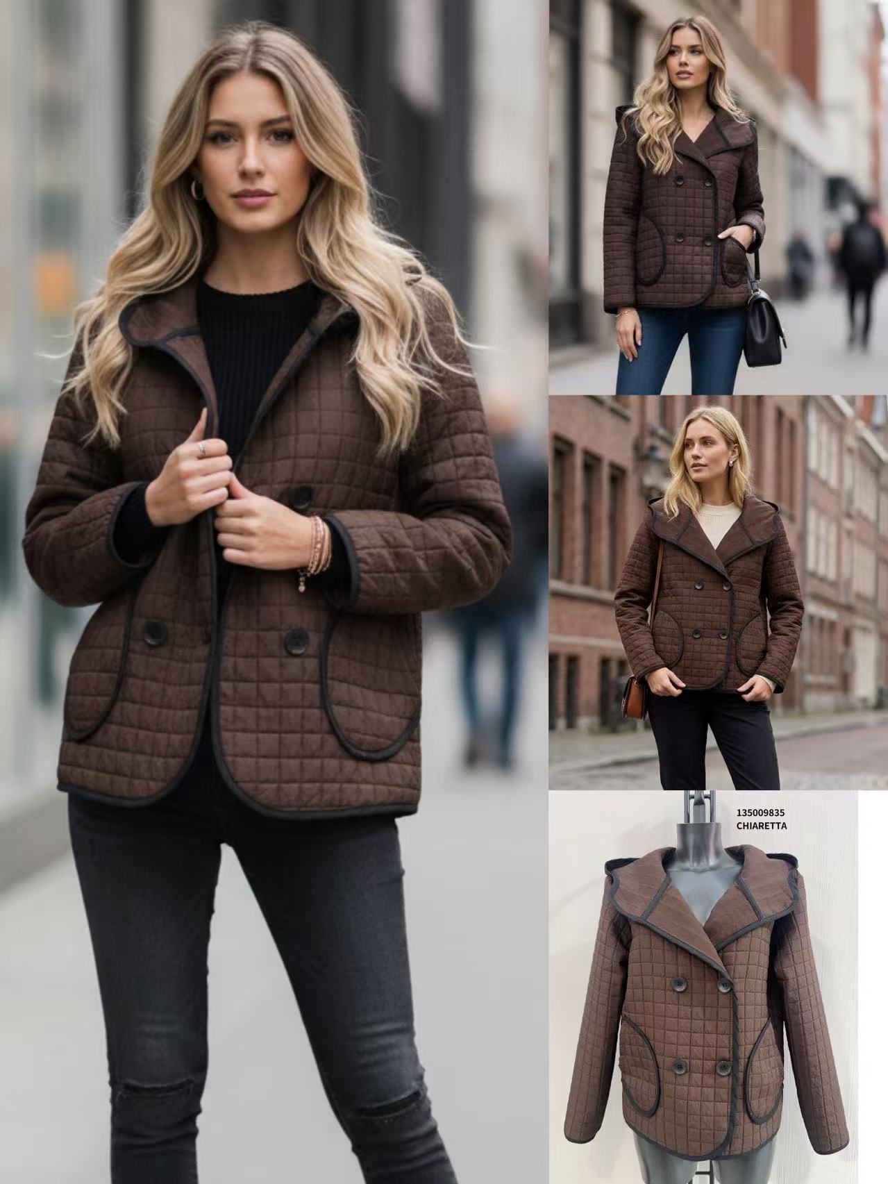 Jacke Regular, Krawatten‑Look