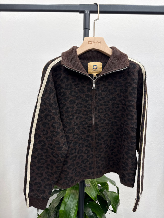 Pullover mit halbem Stehkragen und Raglanärmeln
