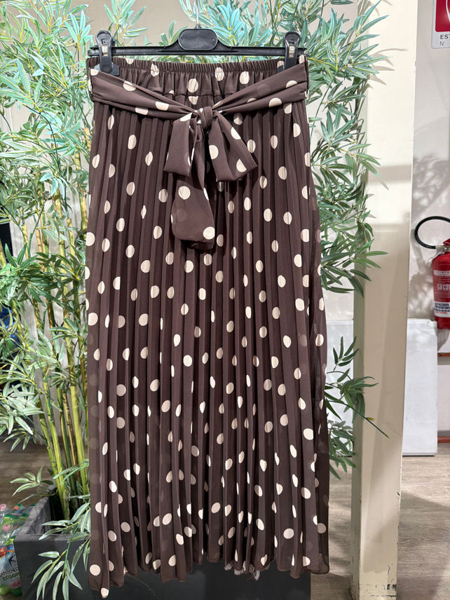 Plissierter Maxi-Rock