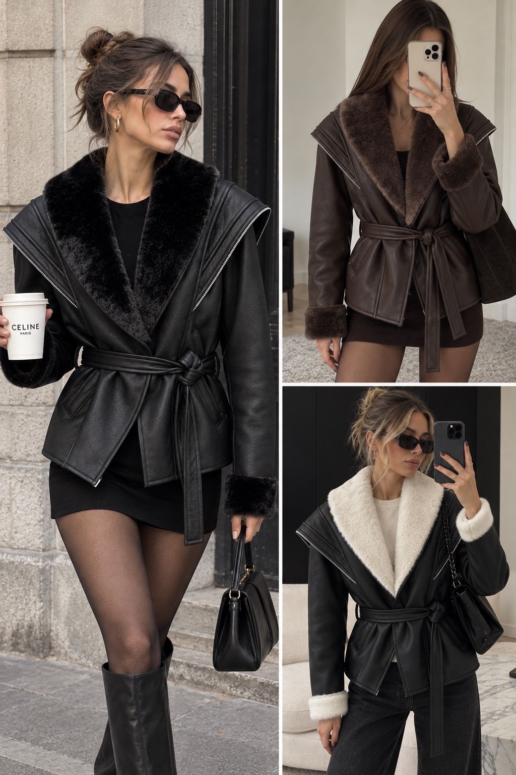 Schneiderjacke mit Gürtel