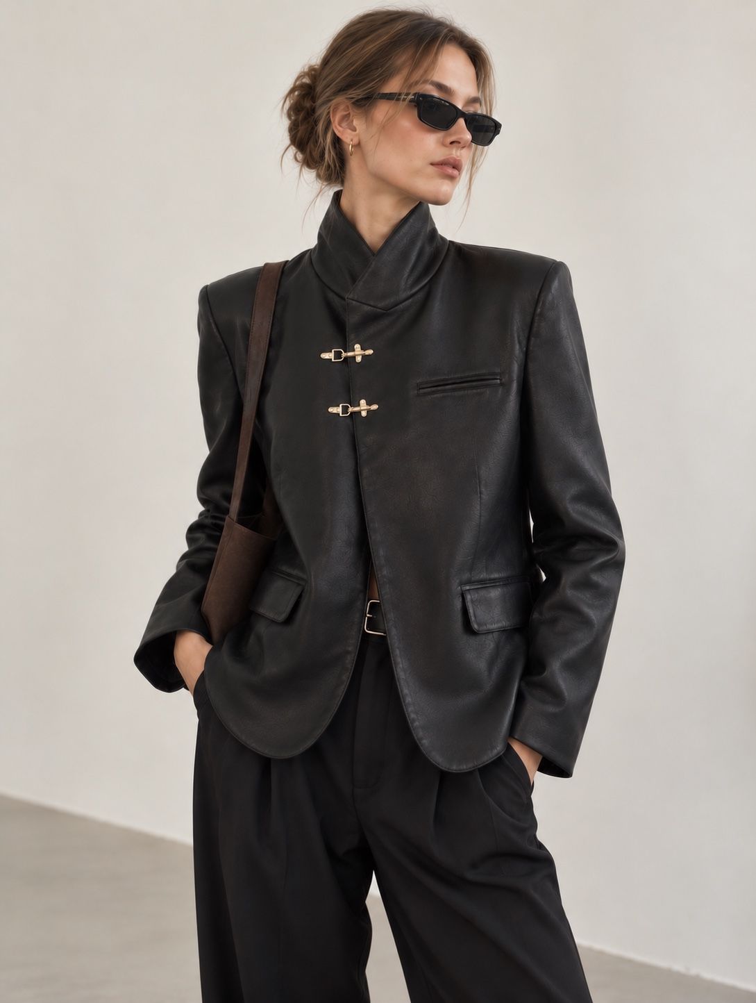 Schneiderjacke mit Stehkragen