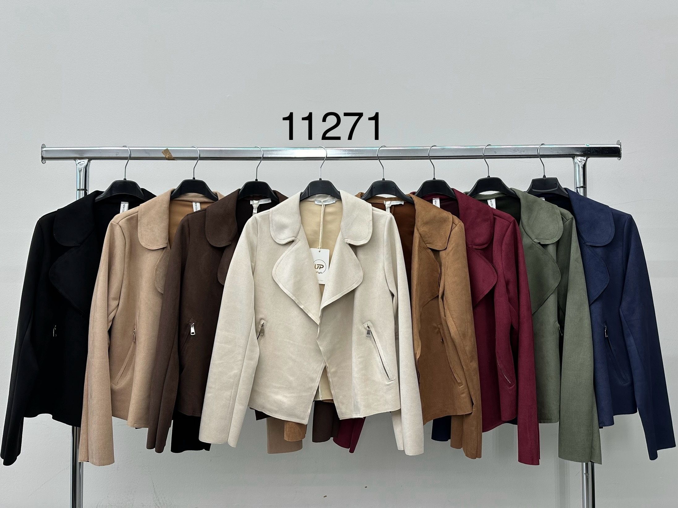 Kurze Schneiderjacke mit Revers