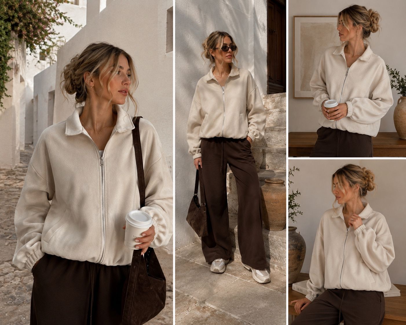 Oversize Jacke mit Kragen