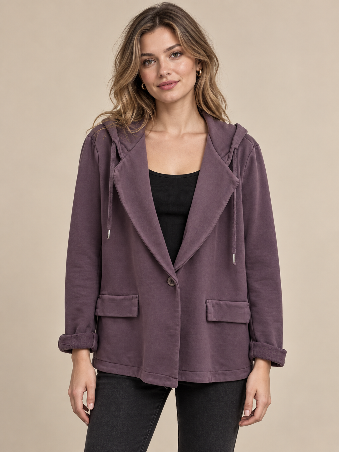 Sweatjacke mit Kapuze