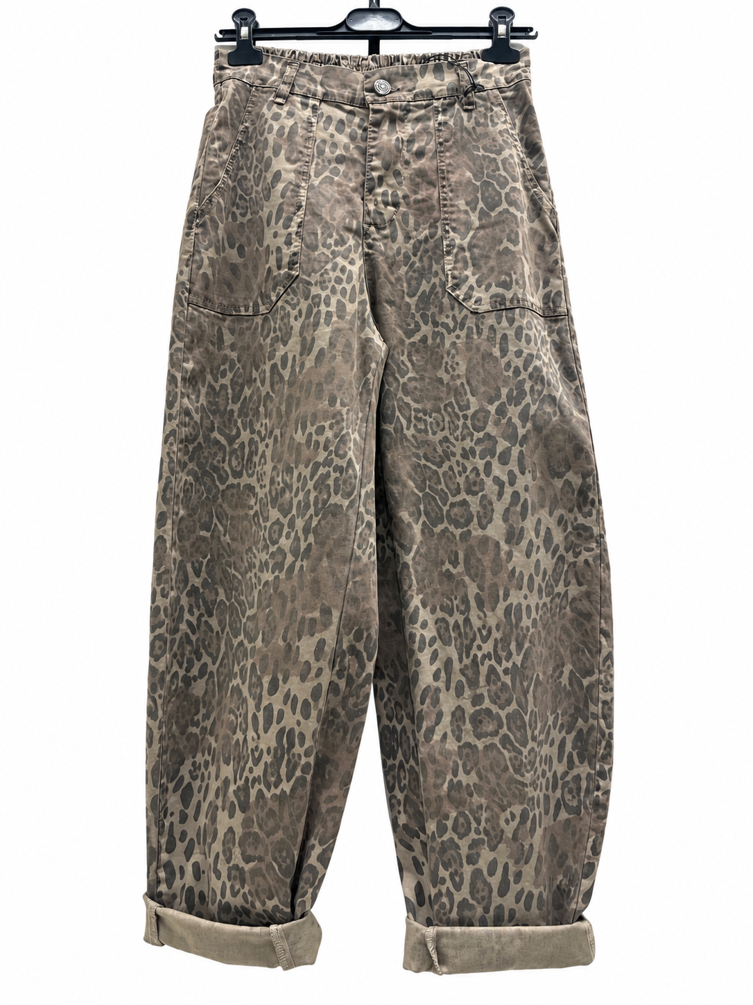 Baggy-Hose mit Gummibund