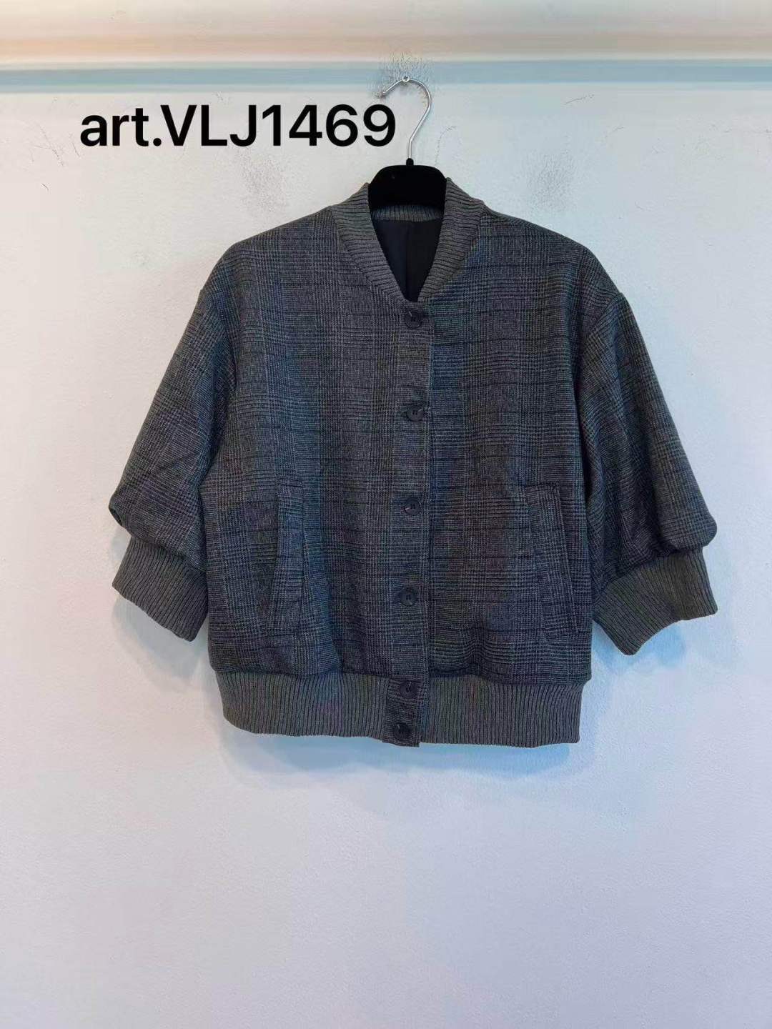 Bomberjacke mit Stehkragen