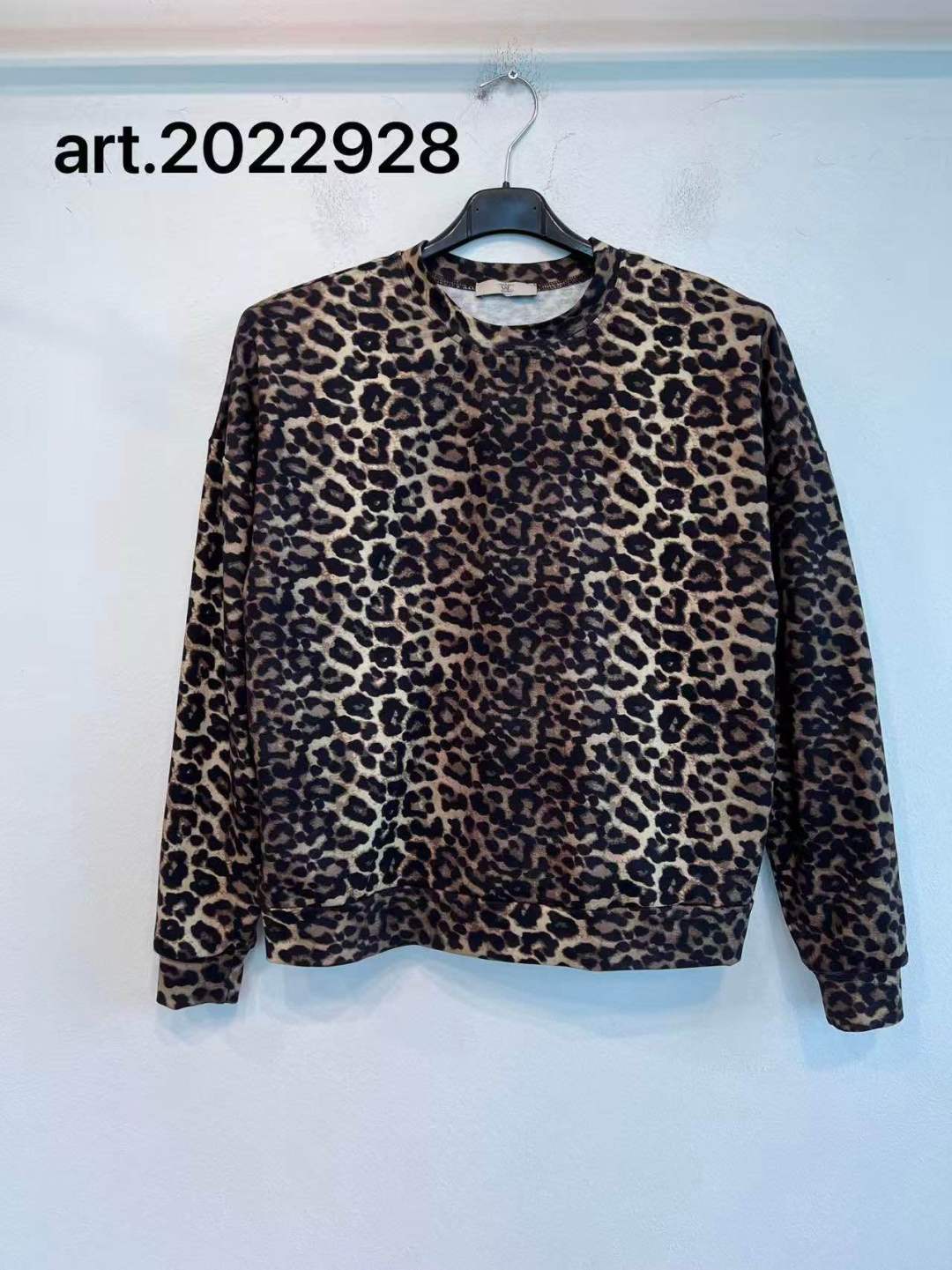 Regular-Sweatshirt mit Leopardenmuster