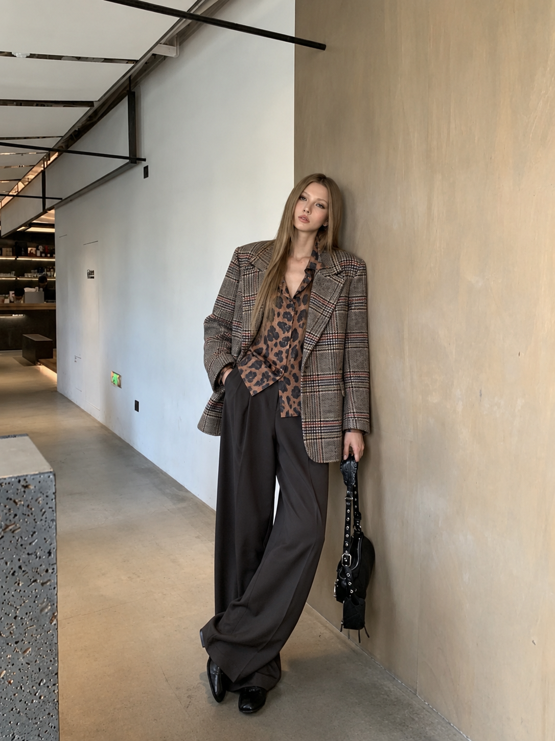 Maßgeschneiderter Tweed-Blazer