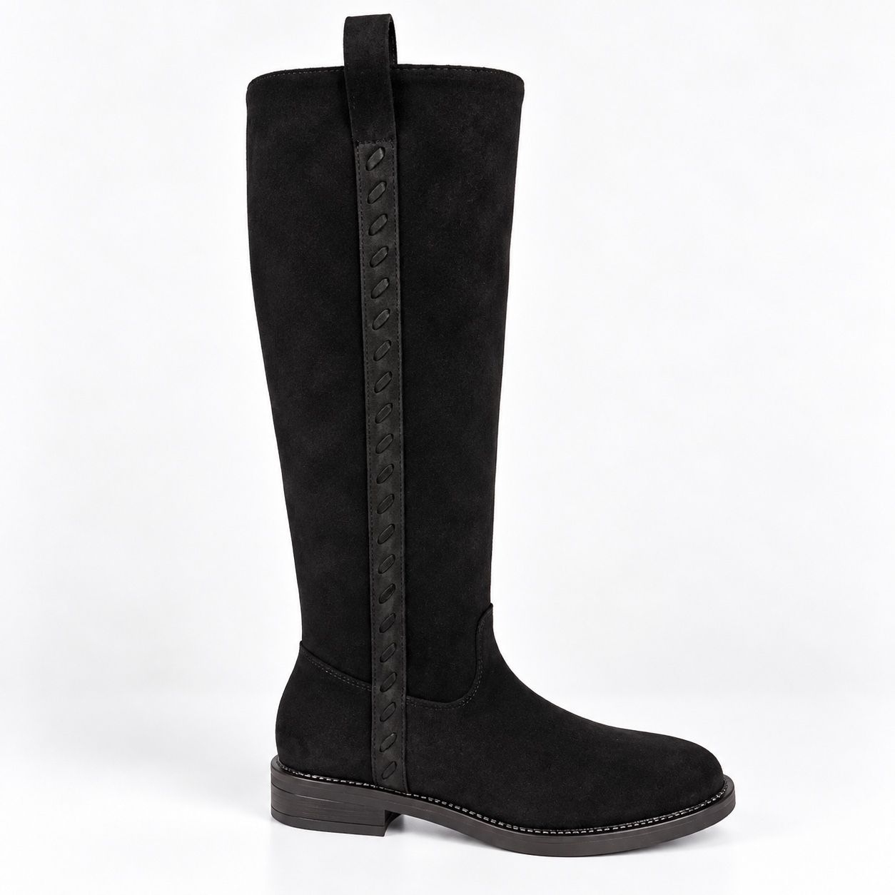 Matte Overknee-Stiefel