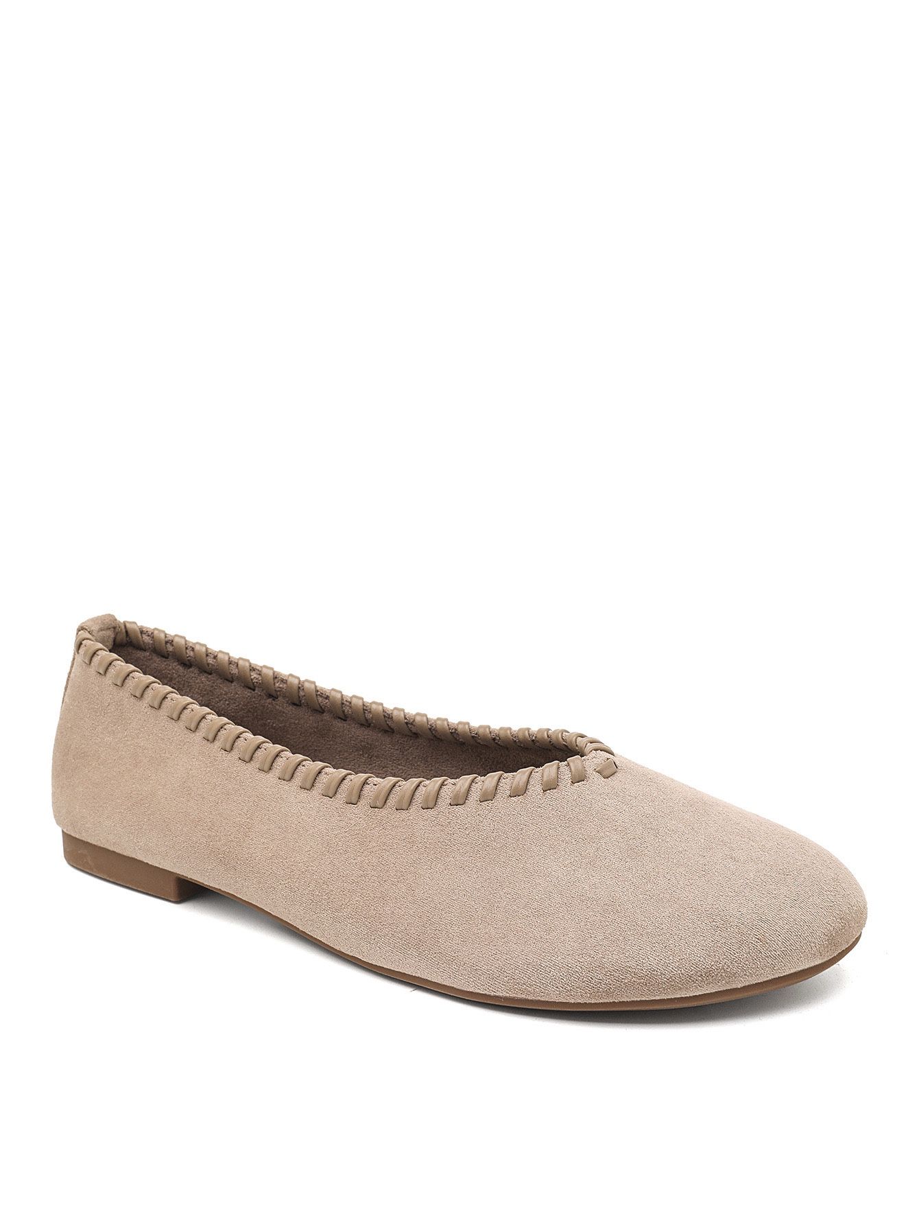 Ballerinas mit geflochtenem Rand