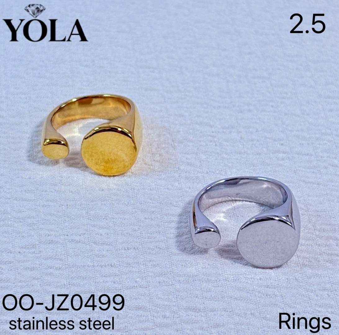 Ring mit Glatter Platte