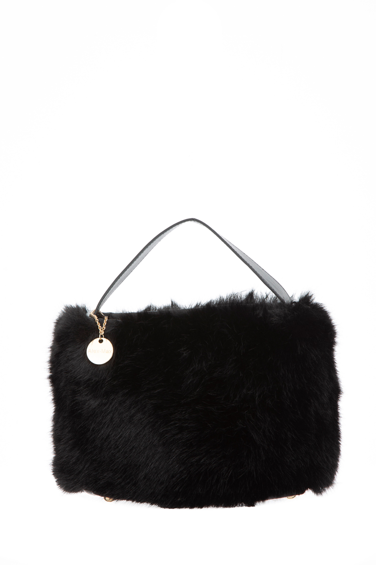 Kuschel-Fauxfur Handtasche