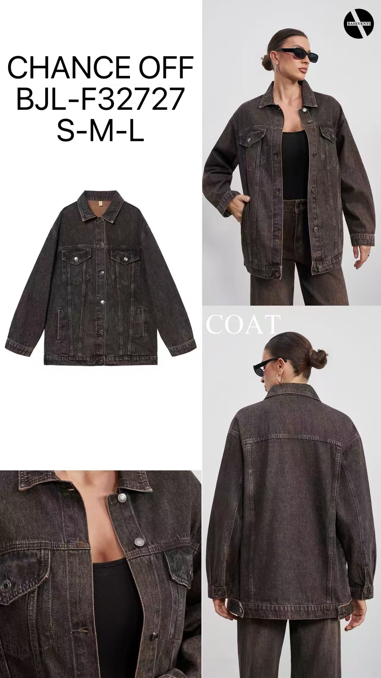 Oversize Denim-Hemdjacke