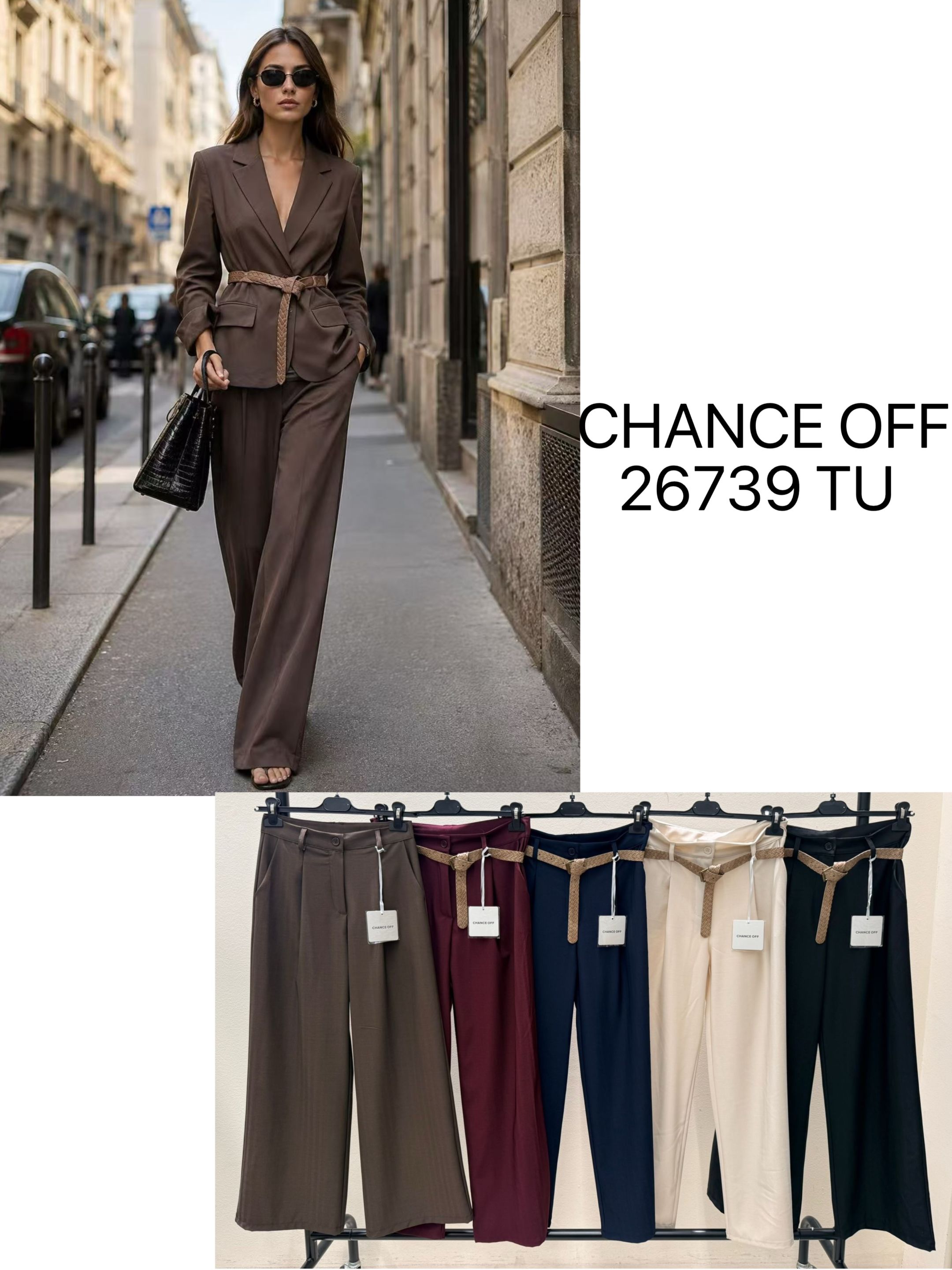 Weite Faltenhose