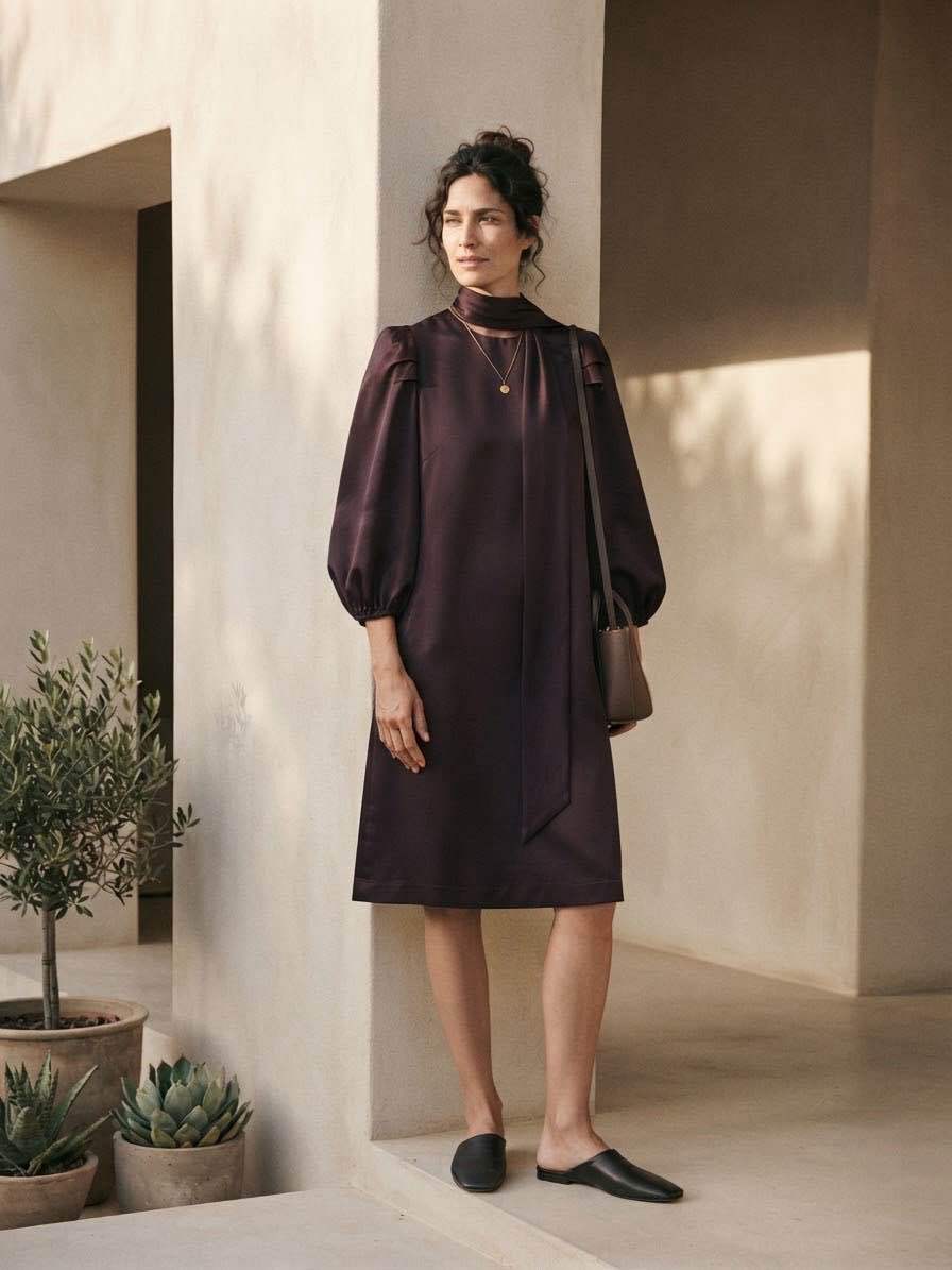 Legeres, gerades Kleid