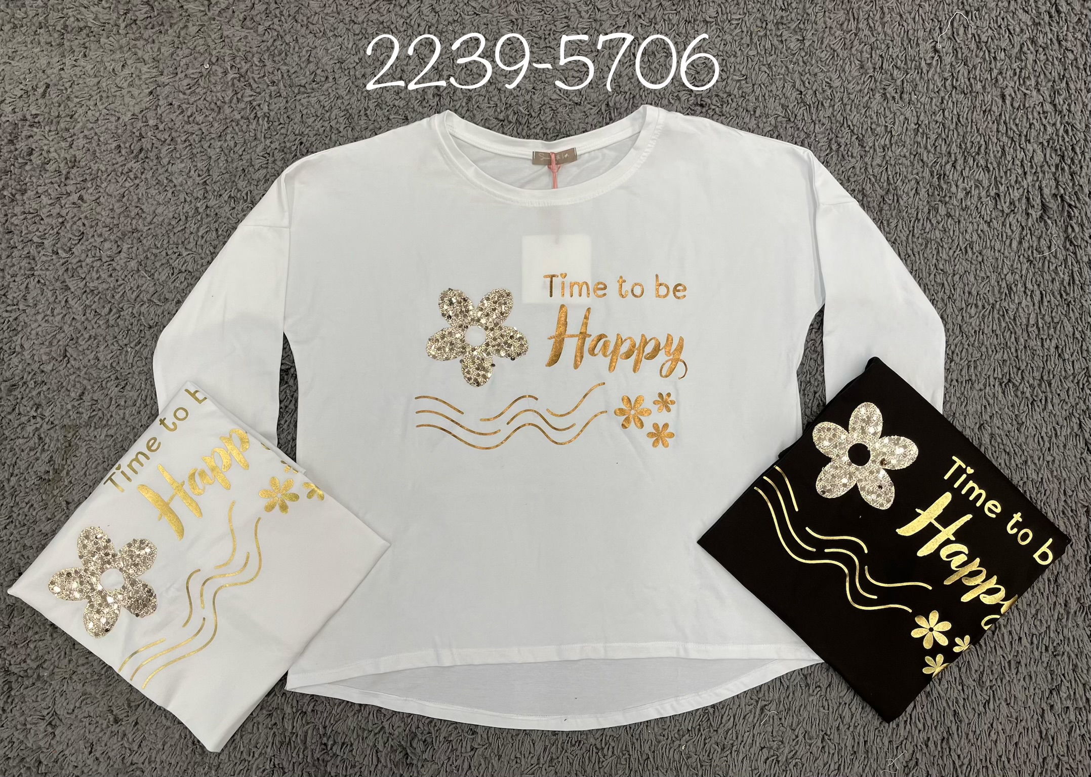 T-Shirt im Loose-Fit mit Pailletten