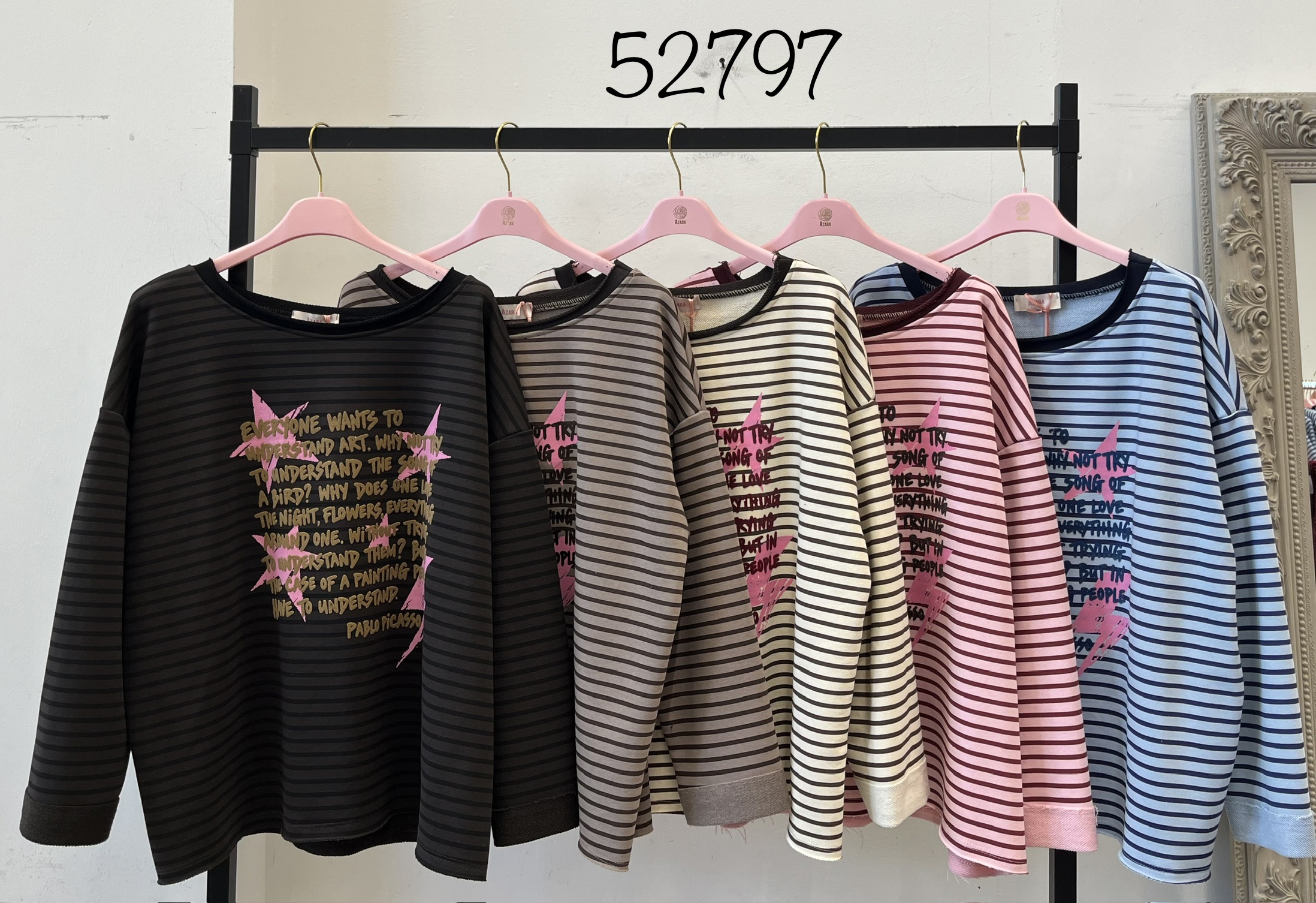 Lässiger Sweatshirt mit Print
