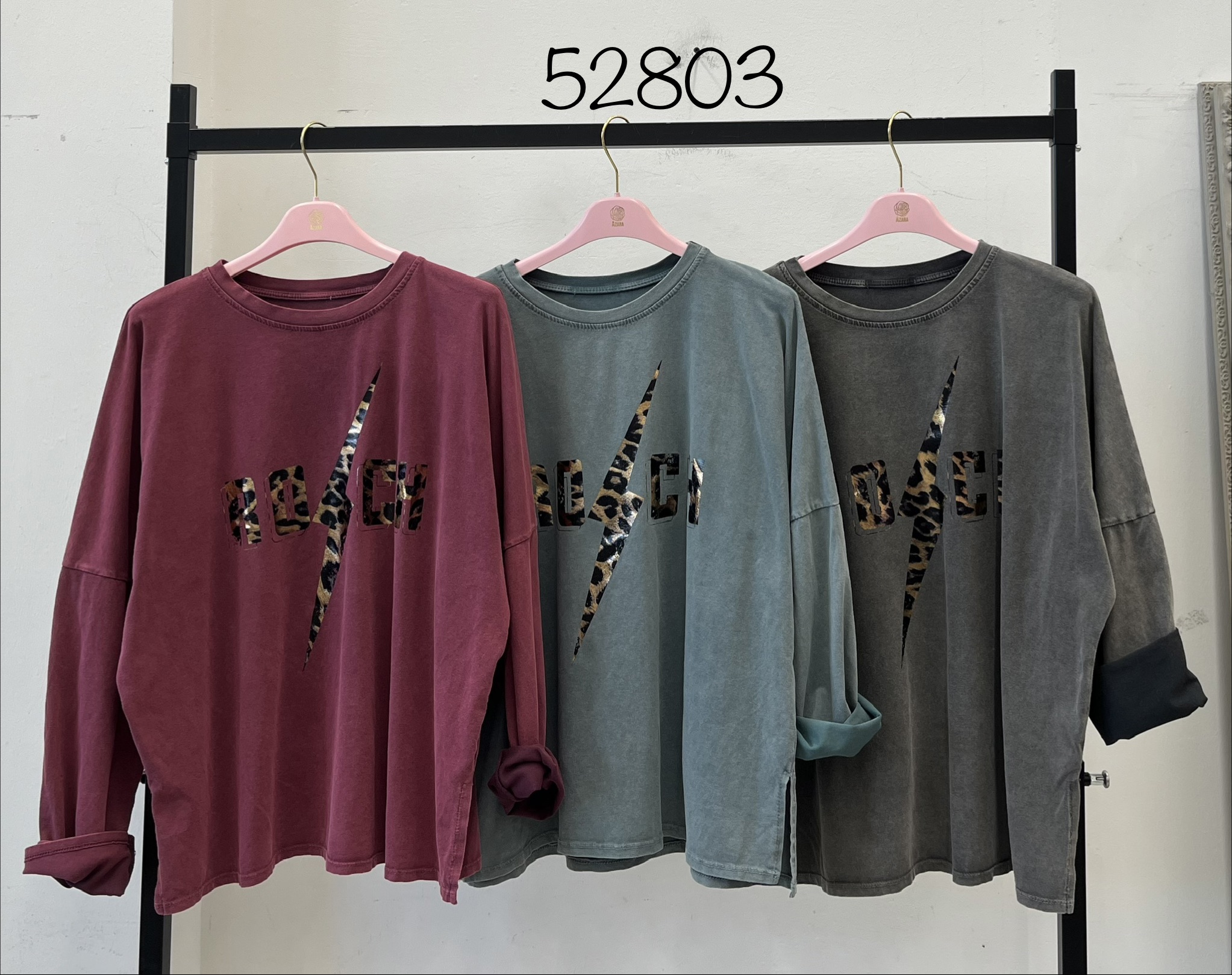 Oversize T‑Shirt mit Aufdruck