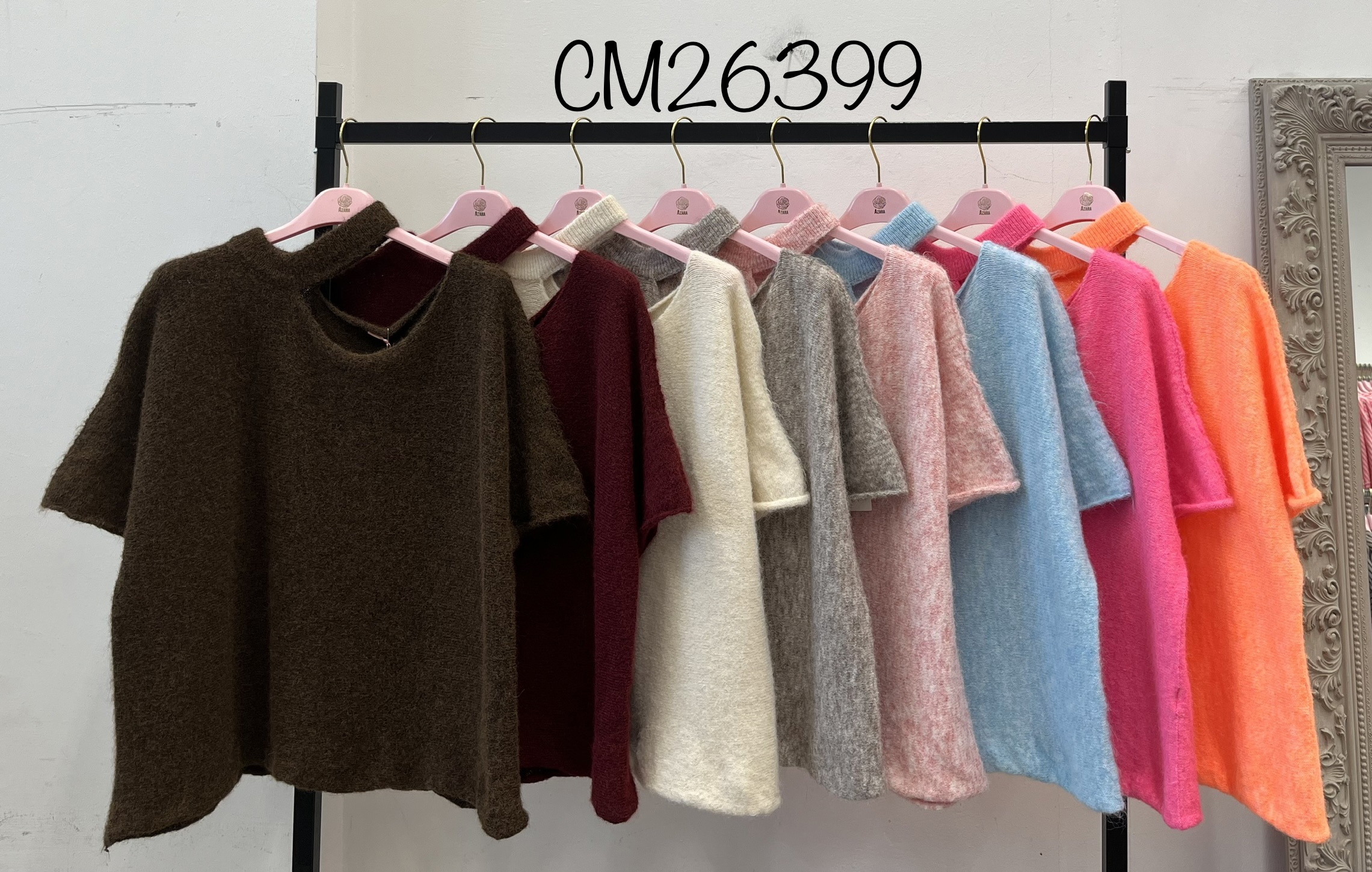 Lässiger Pullover mit V‑Ausschnitt