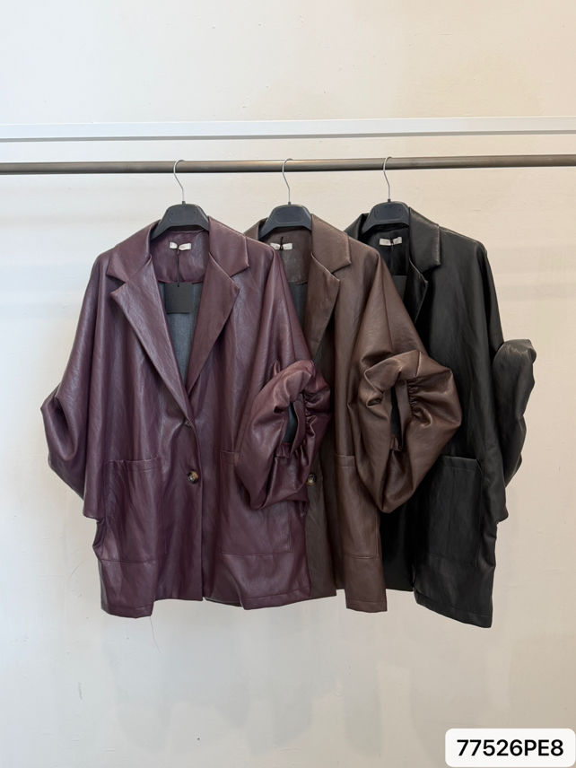Oversize-Jacke mit Kragen
