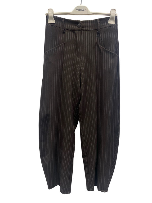 Gerade Hose mit hohem Bund