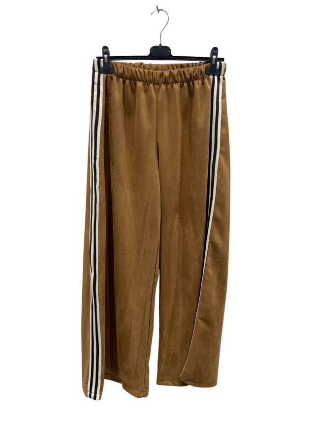 Wide-Leg-Hose mit Seitenstreifen