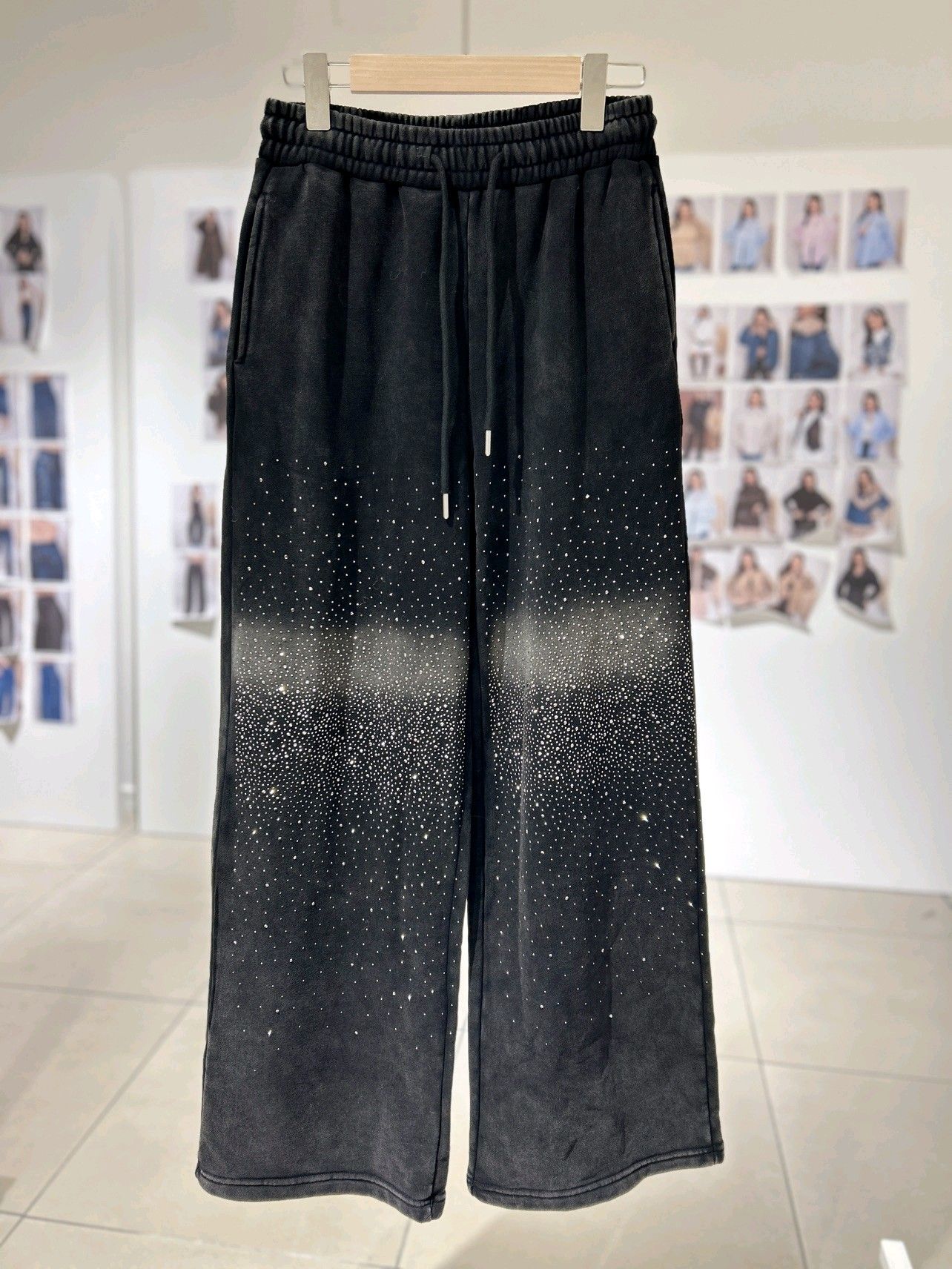 Wide-Leg-Hose mit Tunnelzug