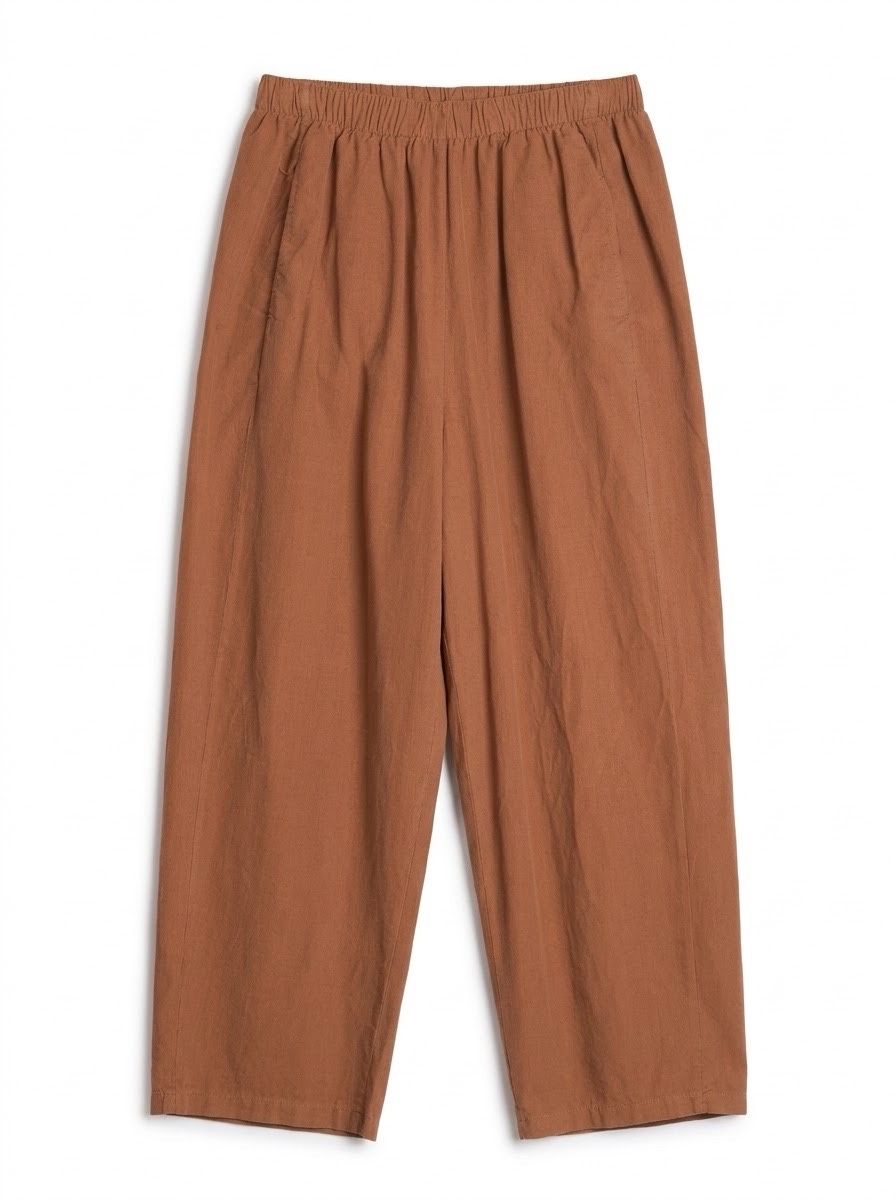 Weite Hosen mit Gummibund