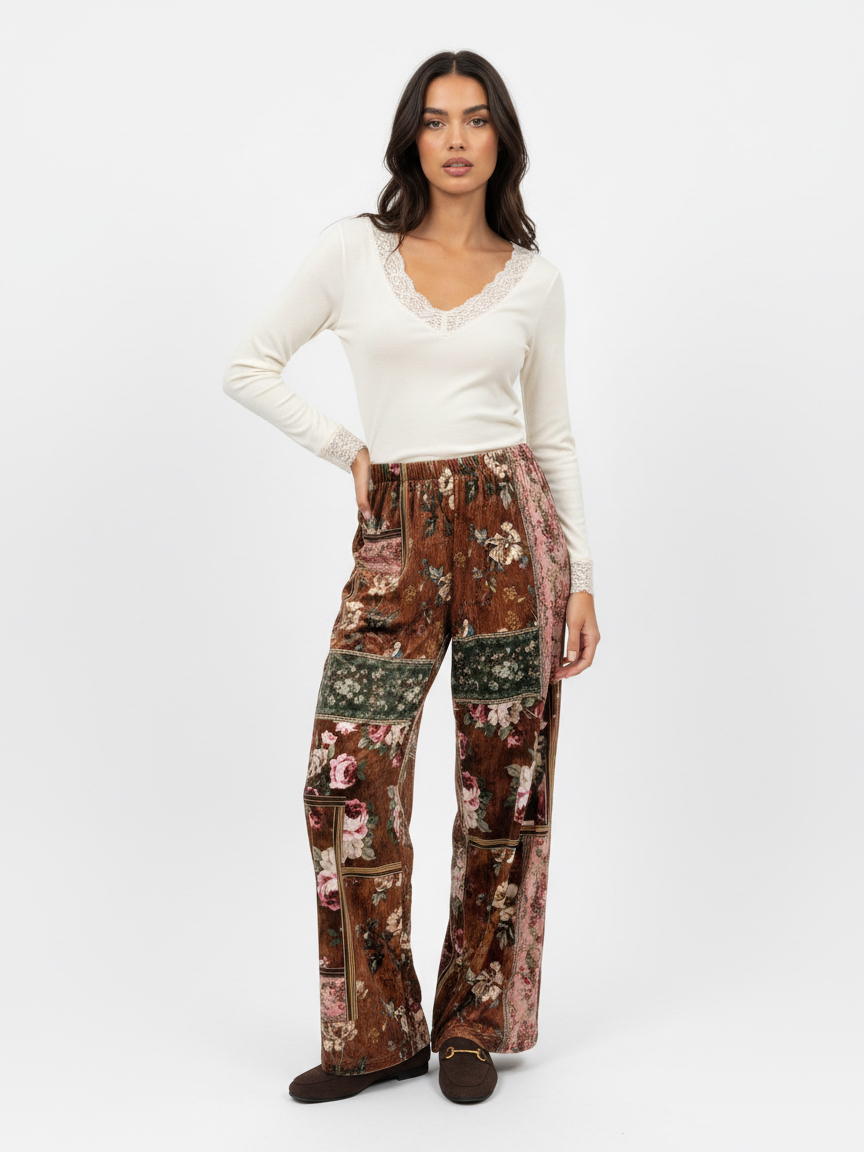 Lockere gerade Hose