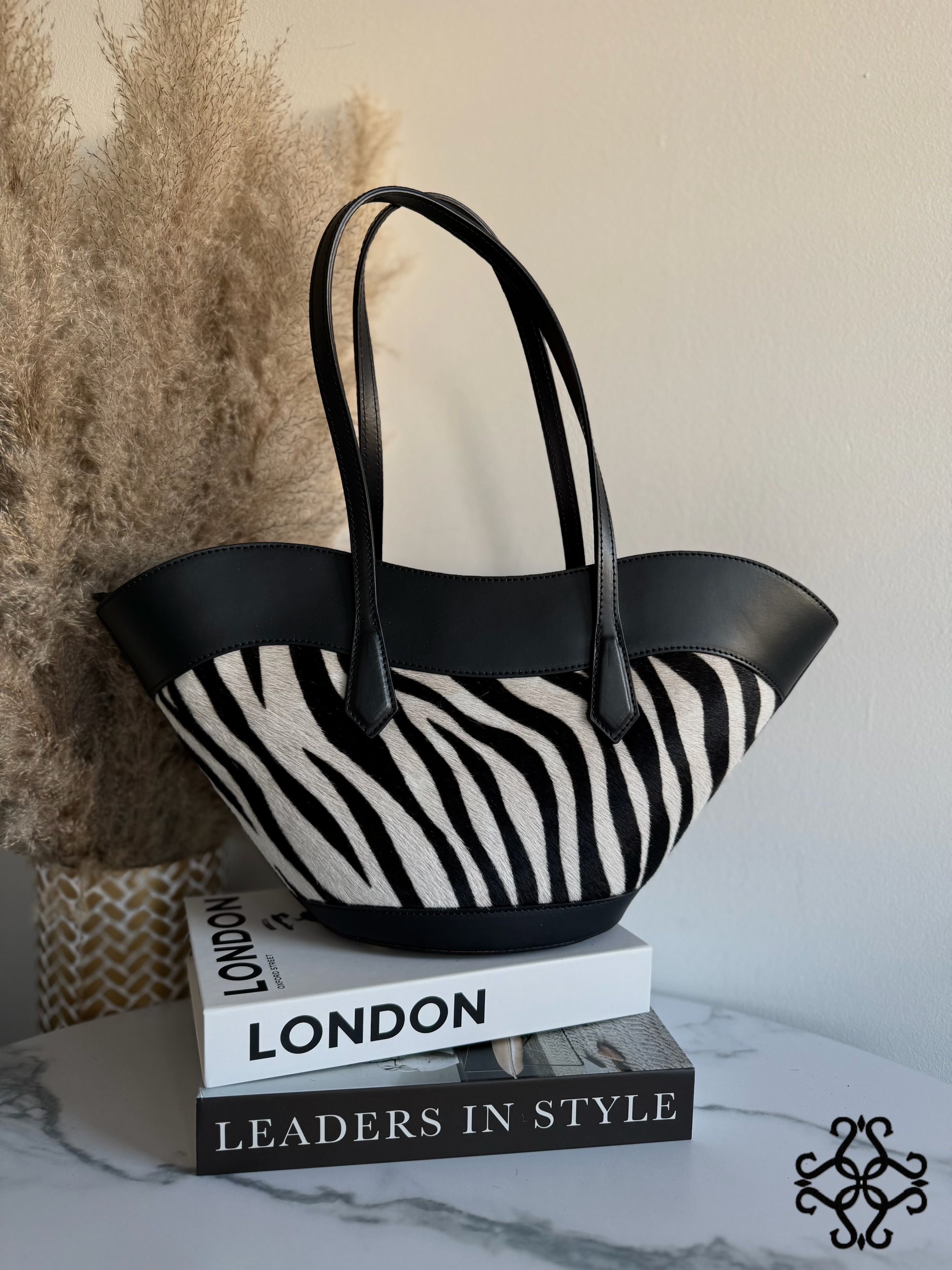 Shopper mit Zebramuster