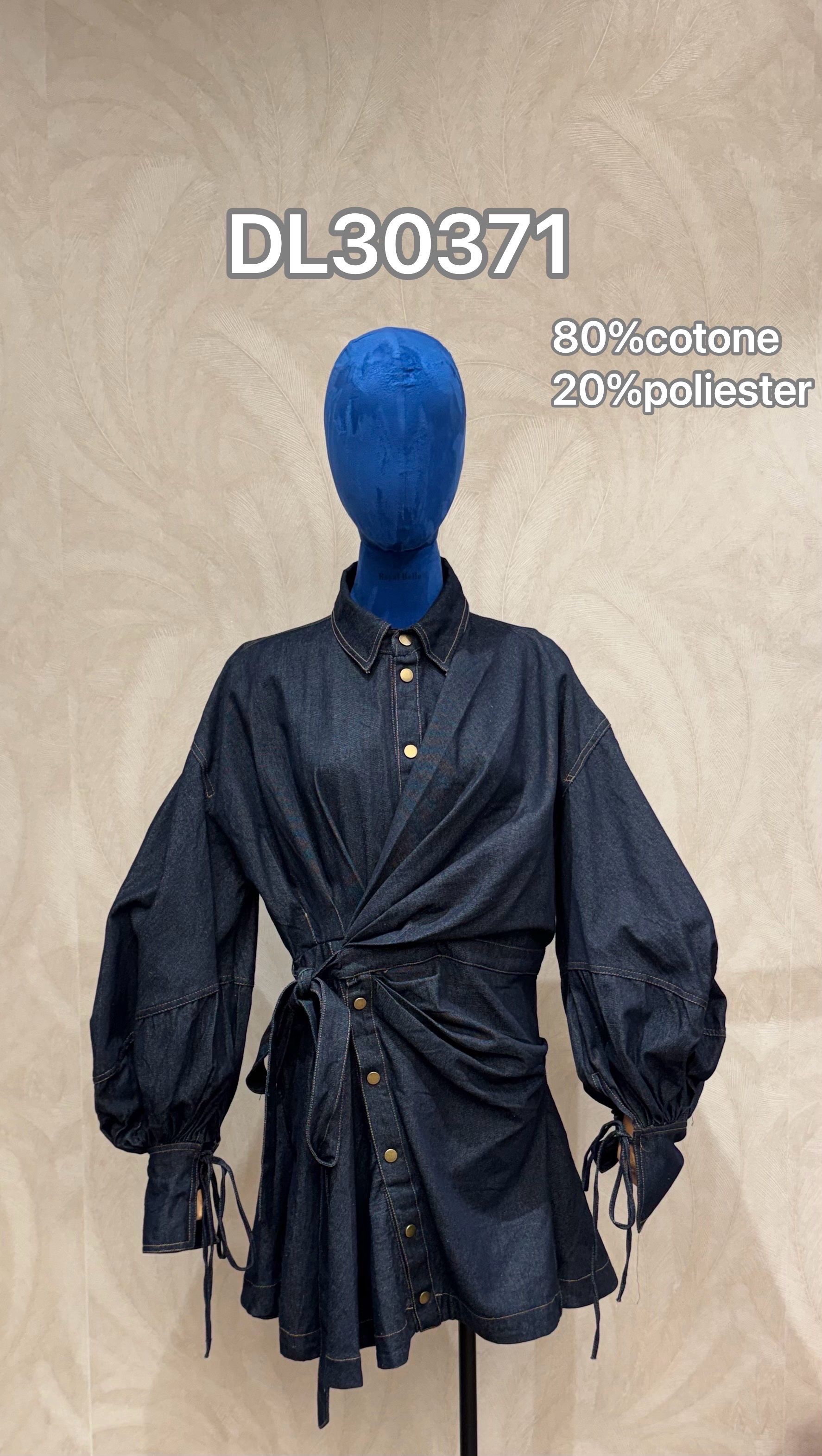 Mini-Wickelkleid mit Kragen