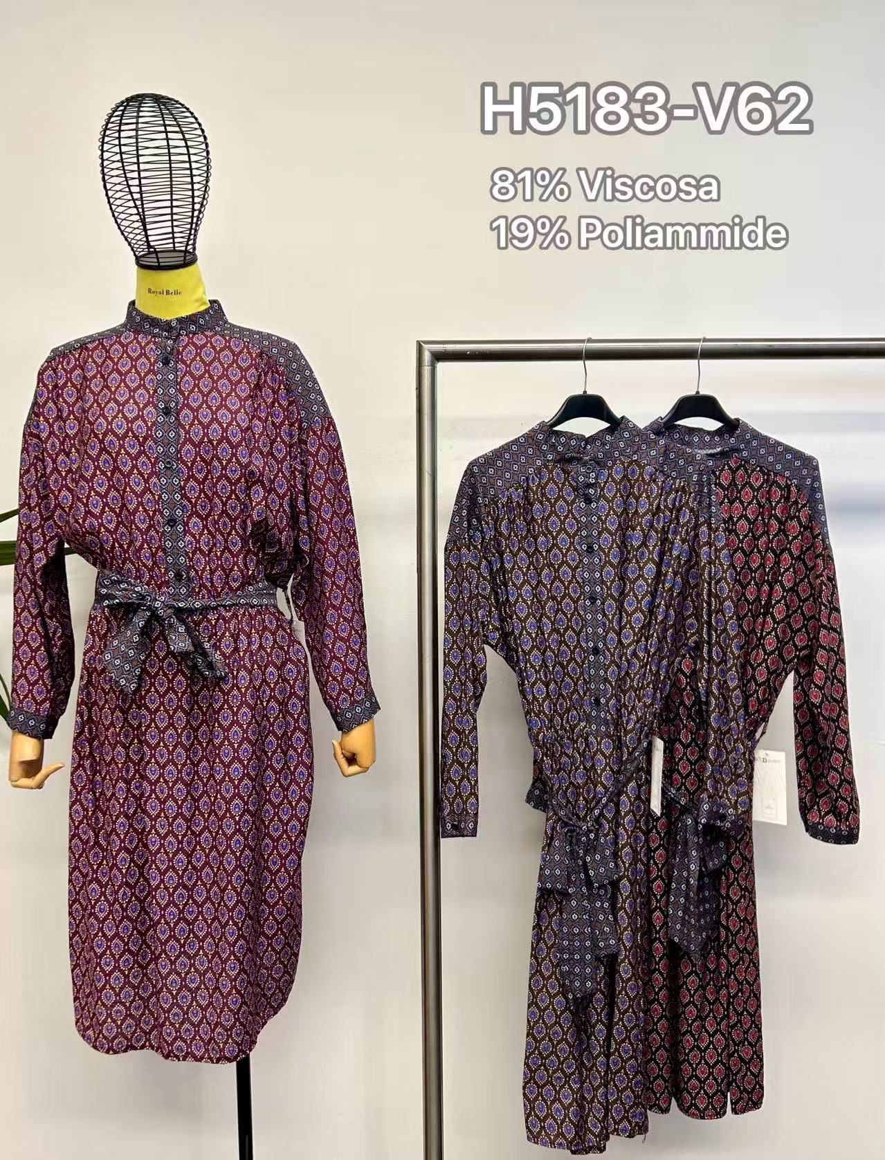 Midi-Hemdblusenkleid mit Gürtel
