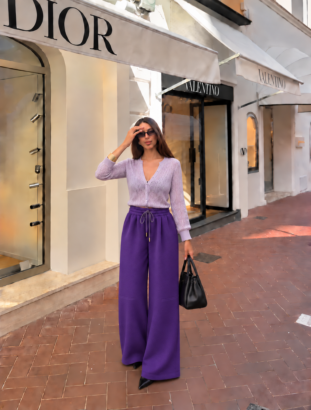 Wide-Leg Hose